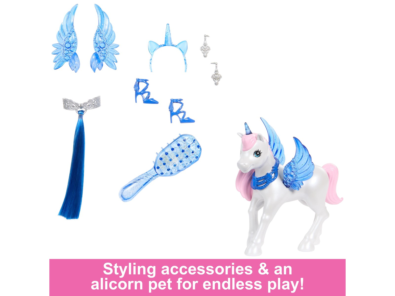 Barbie Touch of Magic Sapphire Alicorn Doll