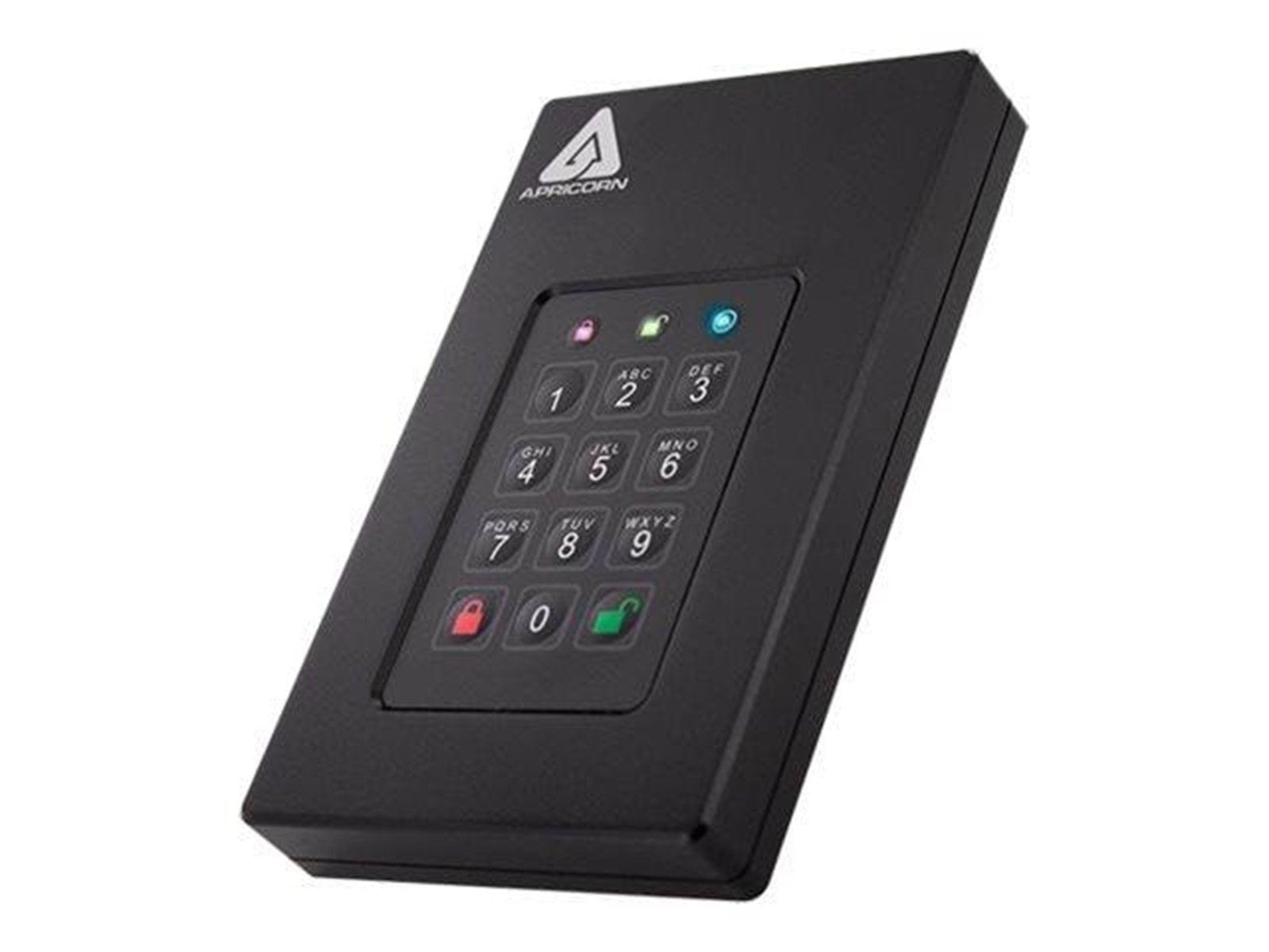Apricorn Aegis Fortress L3 - Extern Festplatte - 4TB - Schwarz