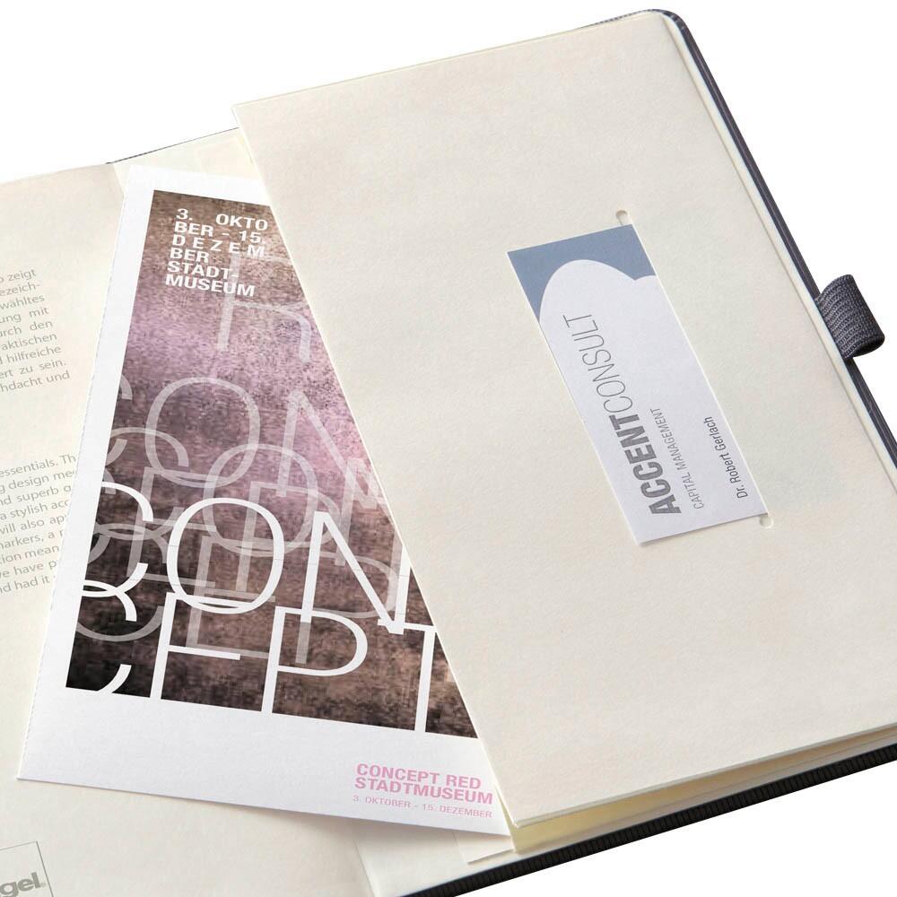 SIGEL Notizbuch CONCEPTUM® ca. DIN A4 kariert Softcover 194 Seiten - dunkelgrau