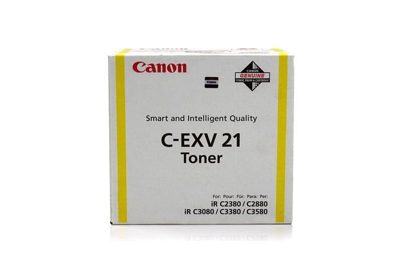 Canon Original Toner C-EXV21 4er-Set schwarz, cyan, magenta, gelb