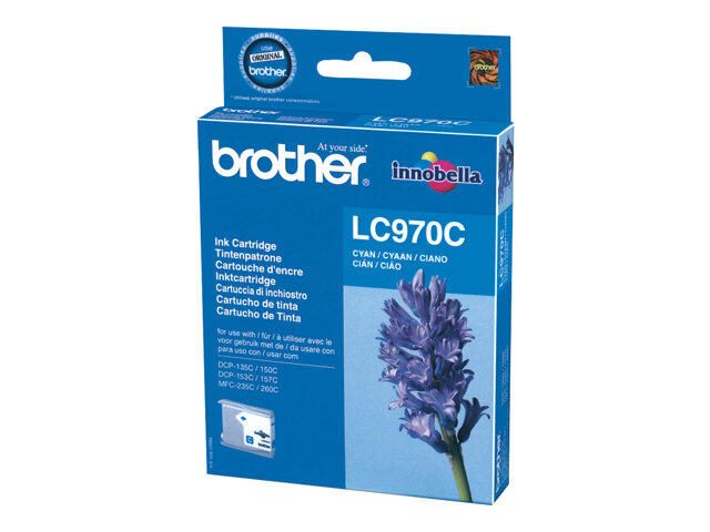 Brother Original LC-970C Druckerpatrone cyan 300 Seiten (LC970C)