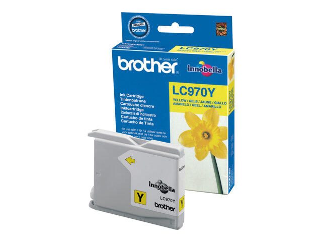 Brother Original LC-970Y Druckerpatrone gelb 300 Seiten (LC970Y)