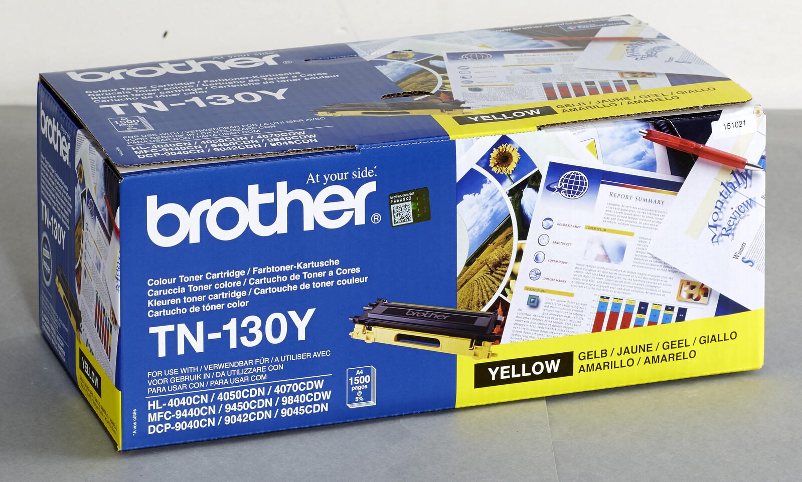 Brother Original TN130Y Toner gelb 1.500 Seiten (TN-130Y)