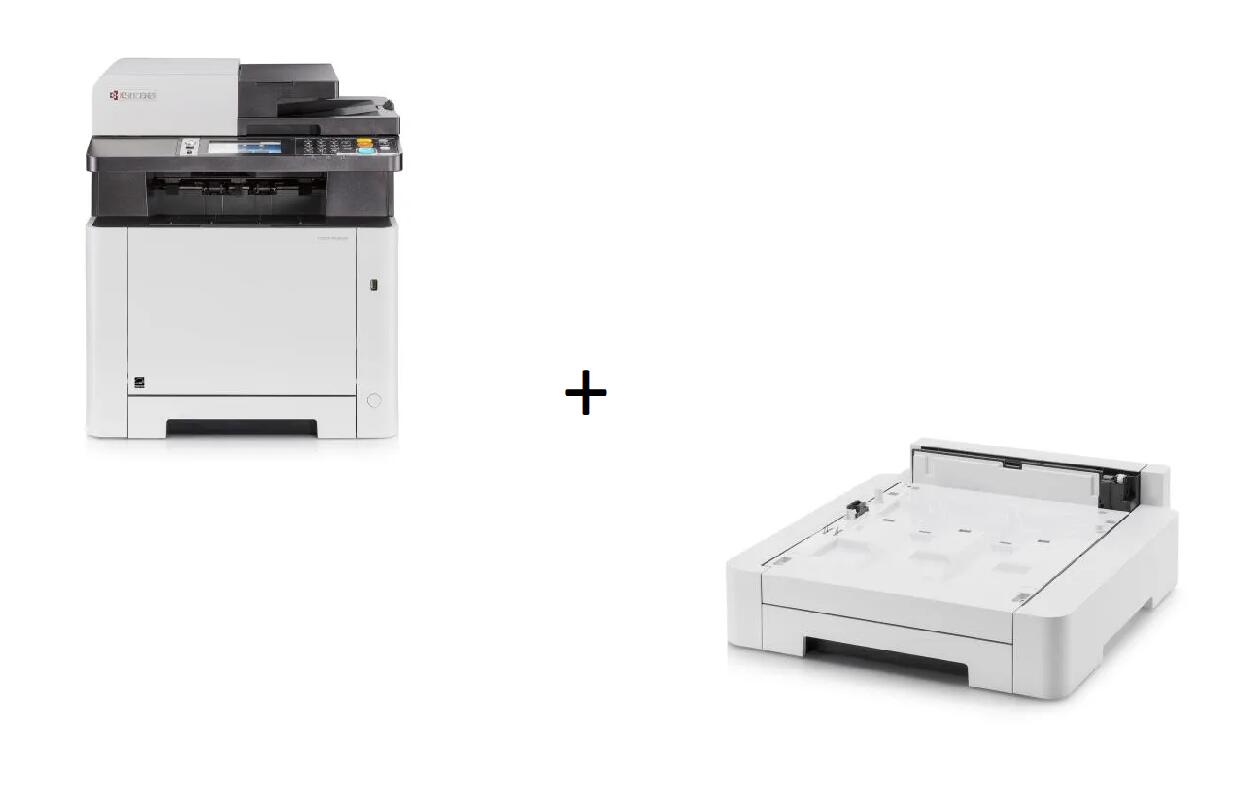 KYOCERA Klimaschutz-System ECOSYS M5526cdn Farblaser-Multifunktionsgerät inkl. Kyocera Papierkassette PF-5110 (1203R60UN