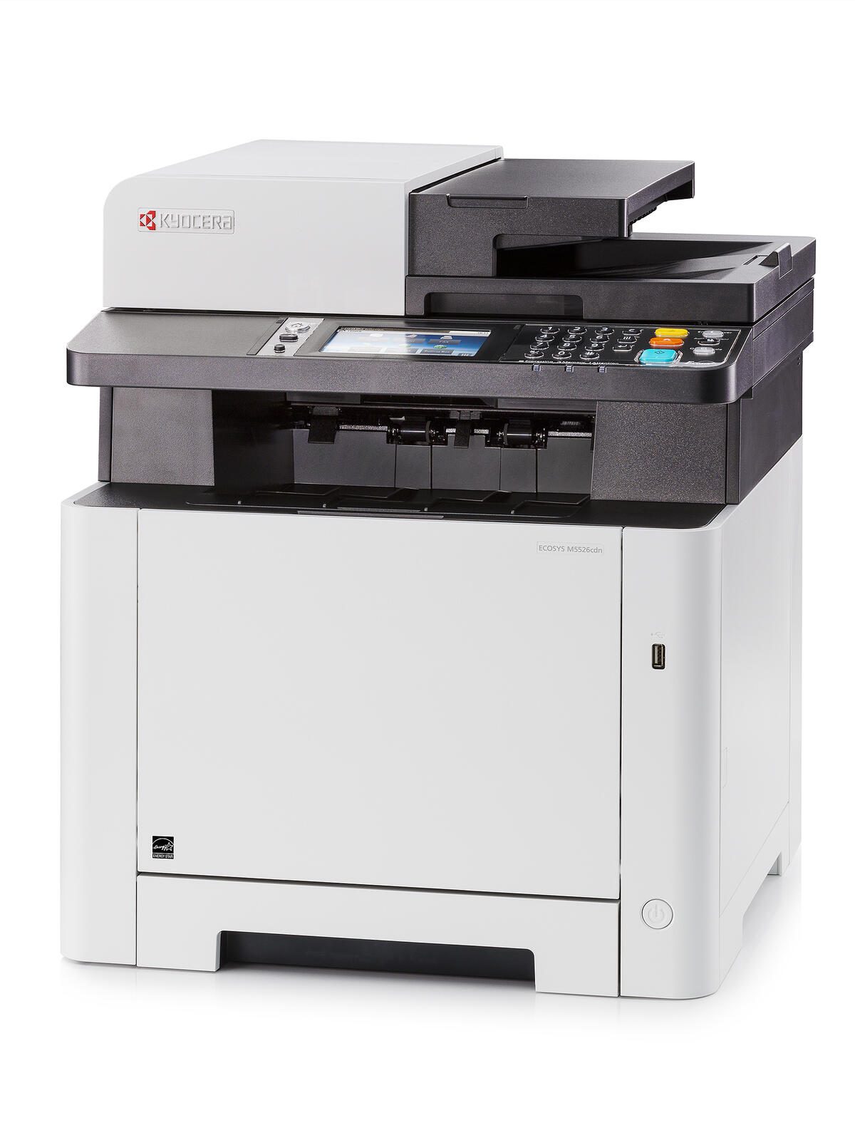 KYOCERA Klimaschutz-System ECOSYS M5526cdn Farblaser-Multifunktionsgerät inkl. Kyocera Papierkassette PF-5110 (1203R60UN