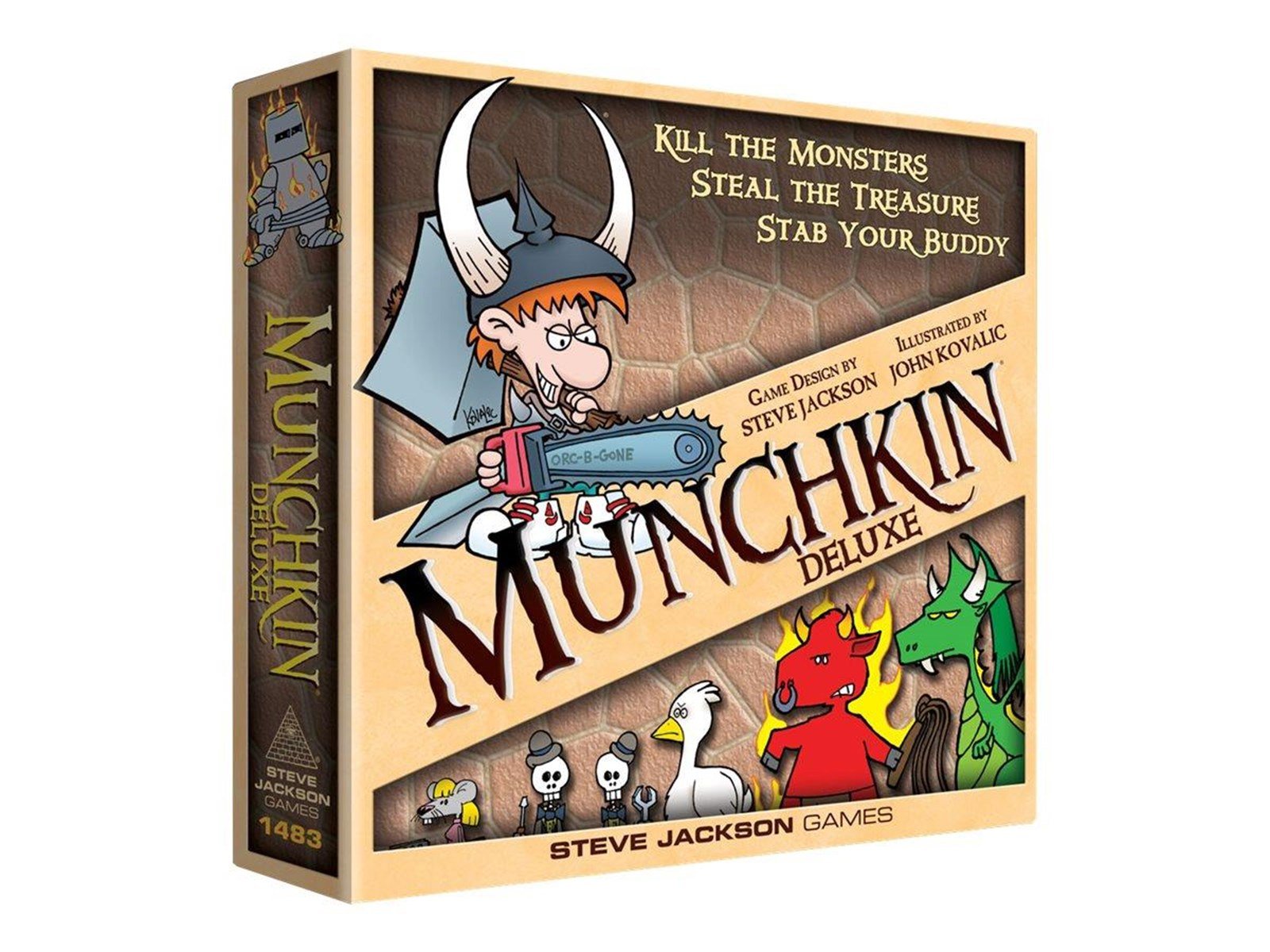 Asmodee Steve Jackson Games - Munchkin Deluxe