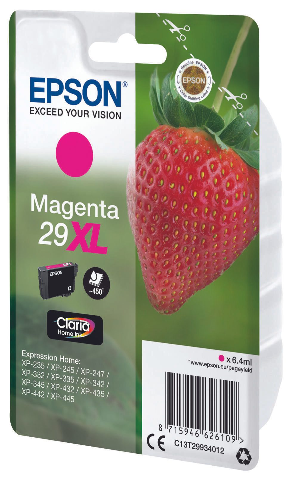Epson Original 29XL Erdbeere Druckerpatrone - magenta (C13T29934012)