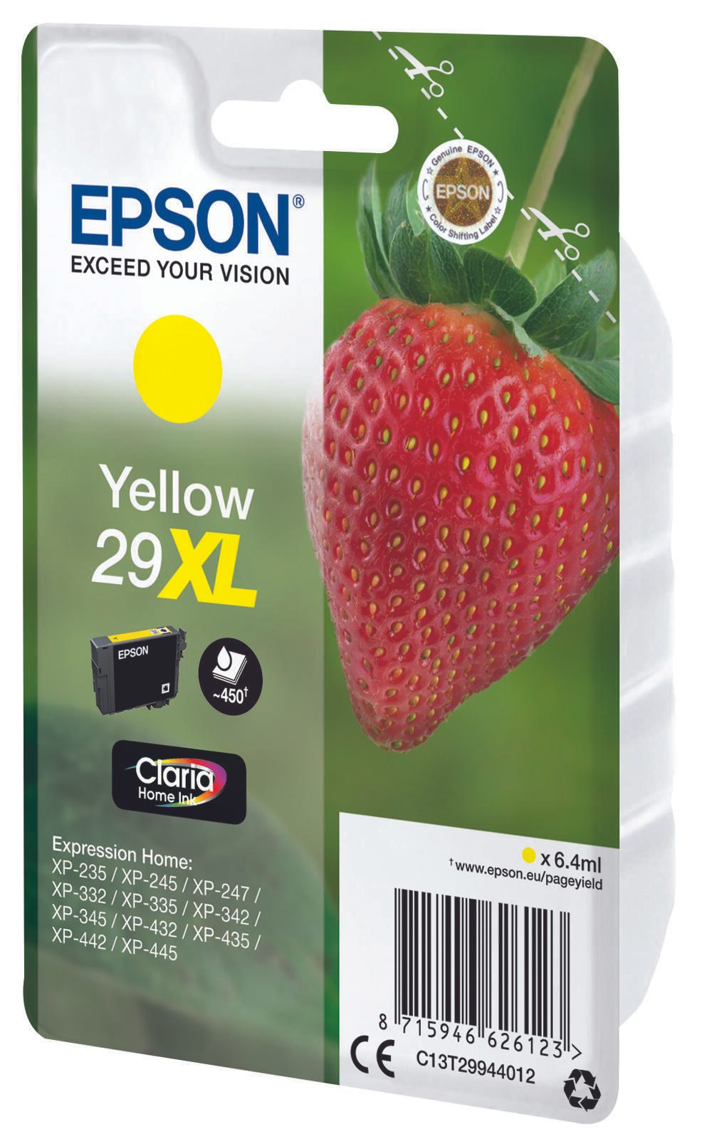 Epson Original 29XL Erdbeere Druckerpatrone - gelb (C13T29944012)