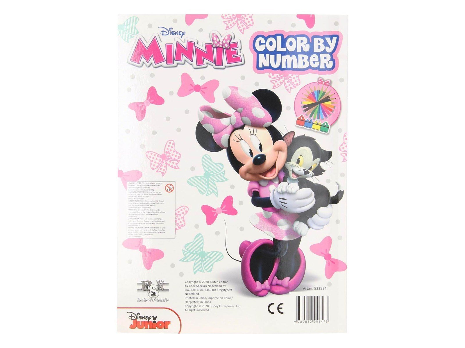 Boek Specials Nederland BV Color by Number - Minnie Mouse