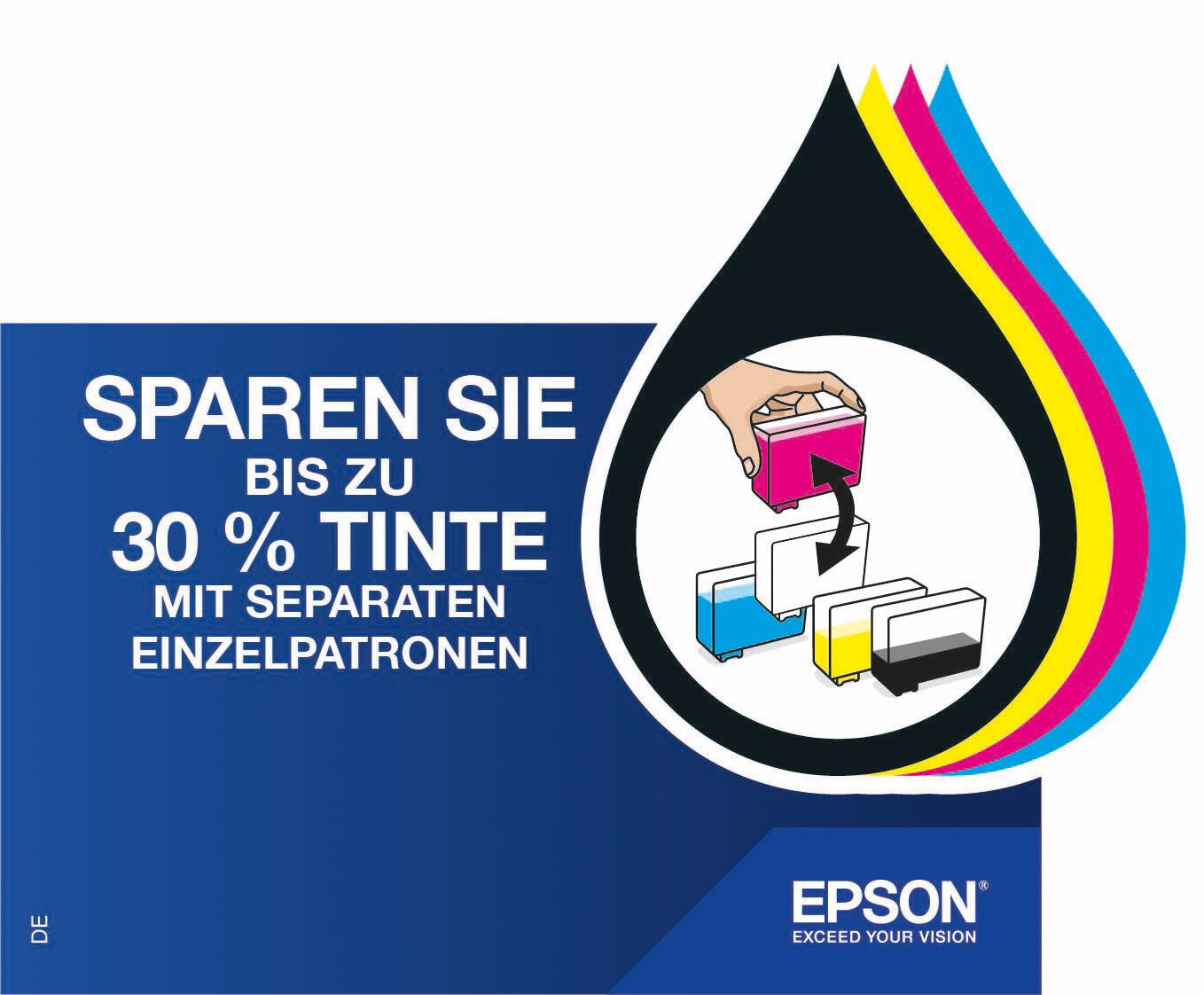 Epson Original T0715 Gepard Druckerpatronen - 4er Multipack (C13T07154012)