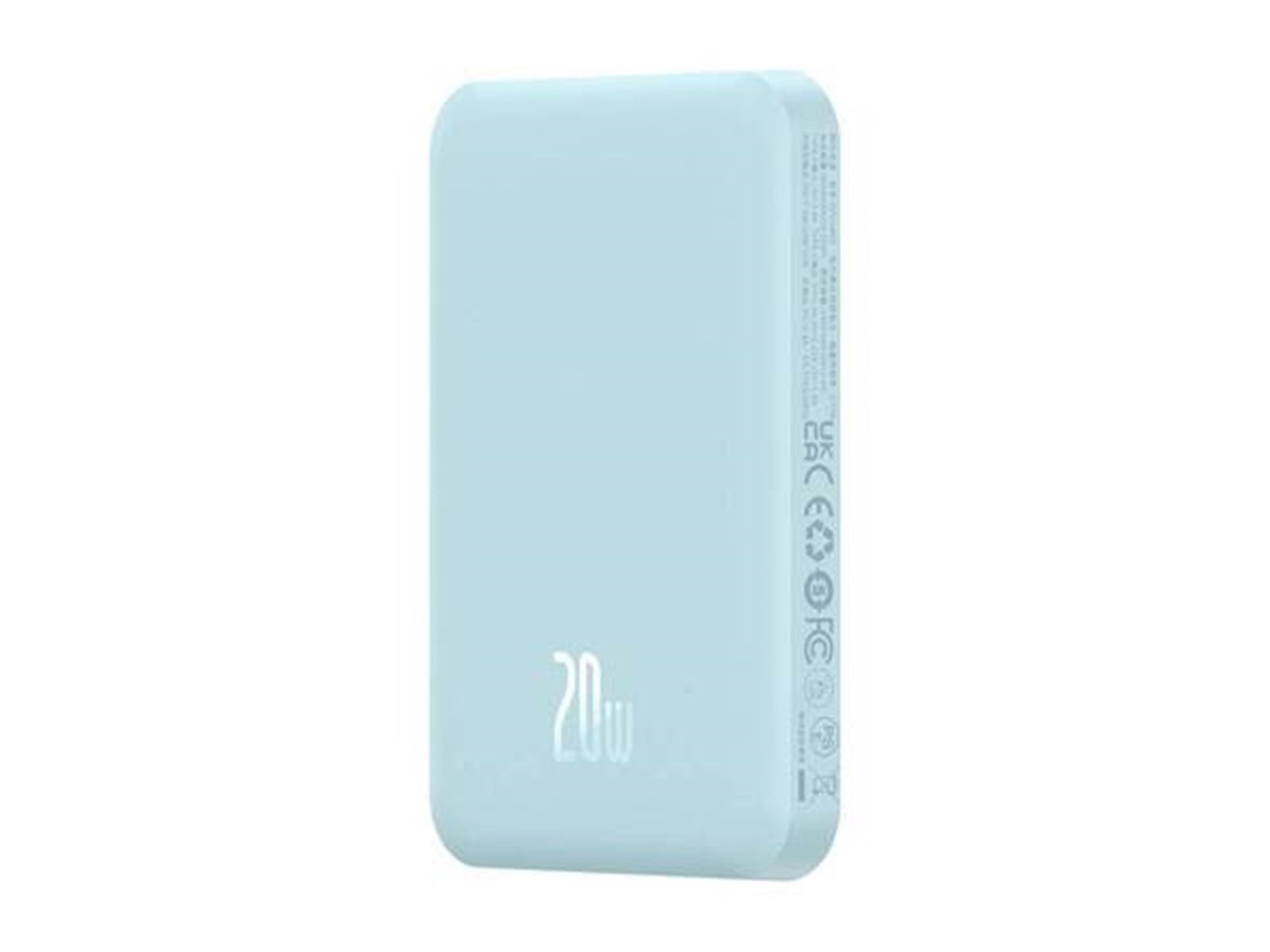 Baseus Magnetic Mini Powerbank 5000mAh 20W (Blue) Powerbank (Akku) - Blau - 5000 mAh
