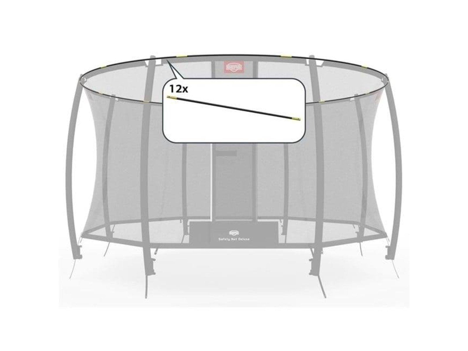 BERG Tent Tubes til Safety Net Deluxe 430 (Spare part)