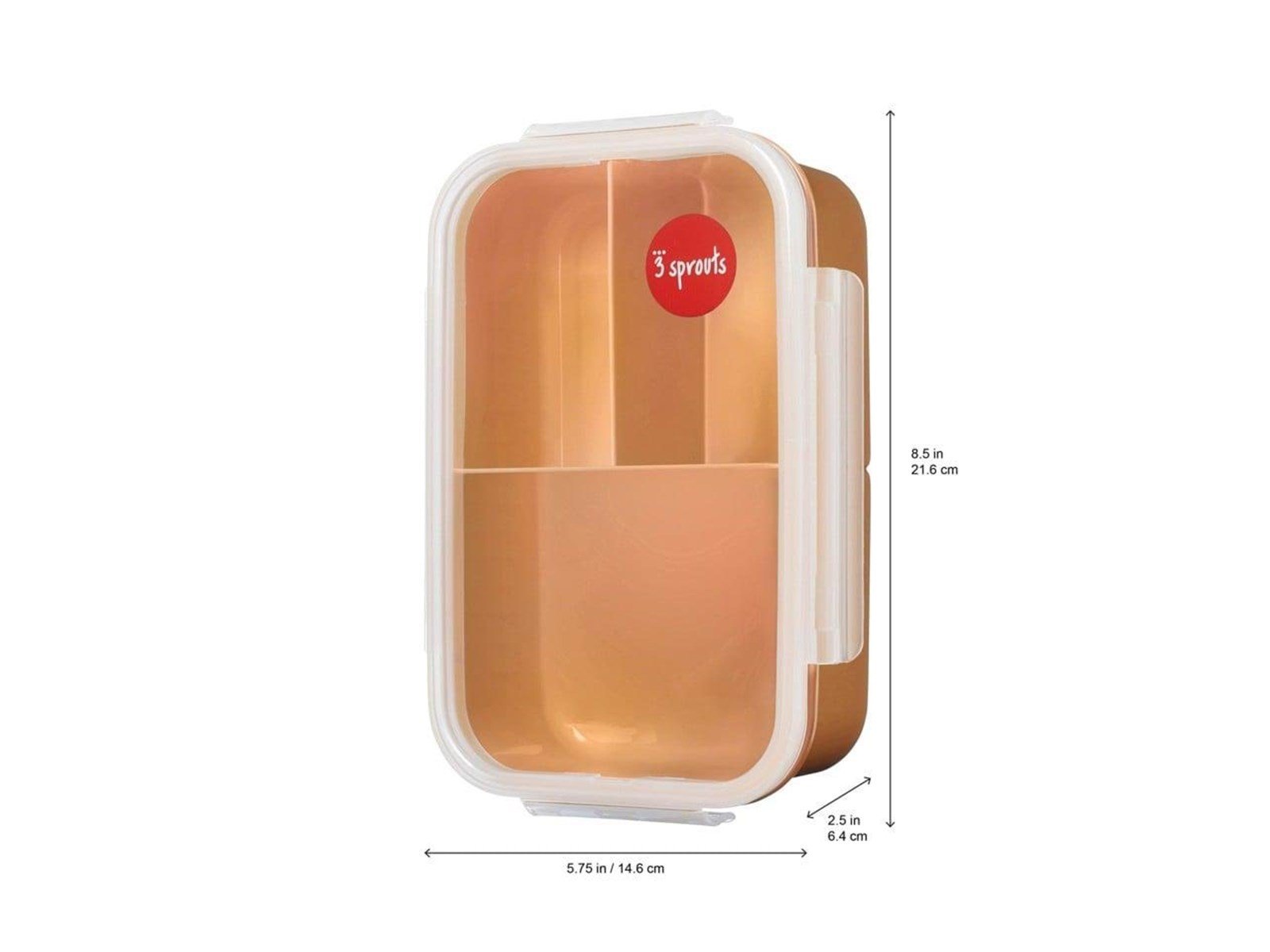 3 Sprouts - Bento Box - Peach Llama