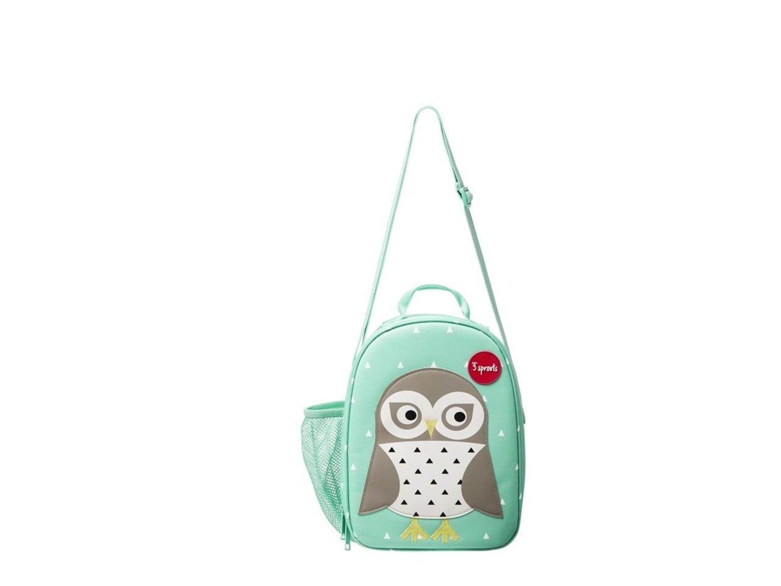3 Sprouts - Lunch Bag - Mint Owl