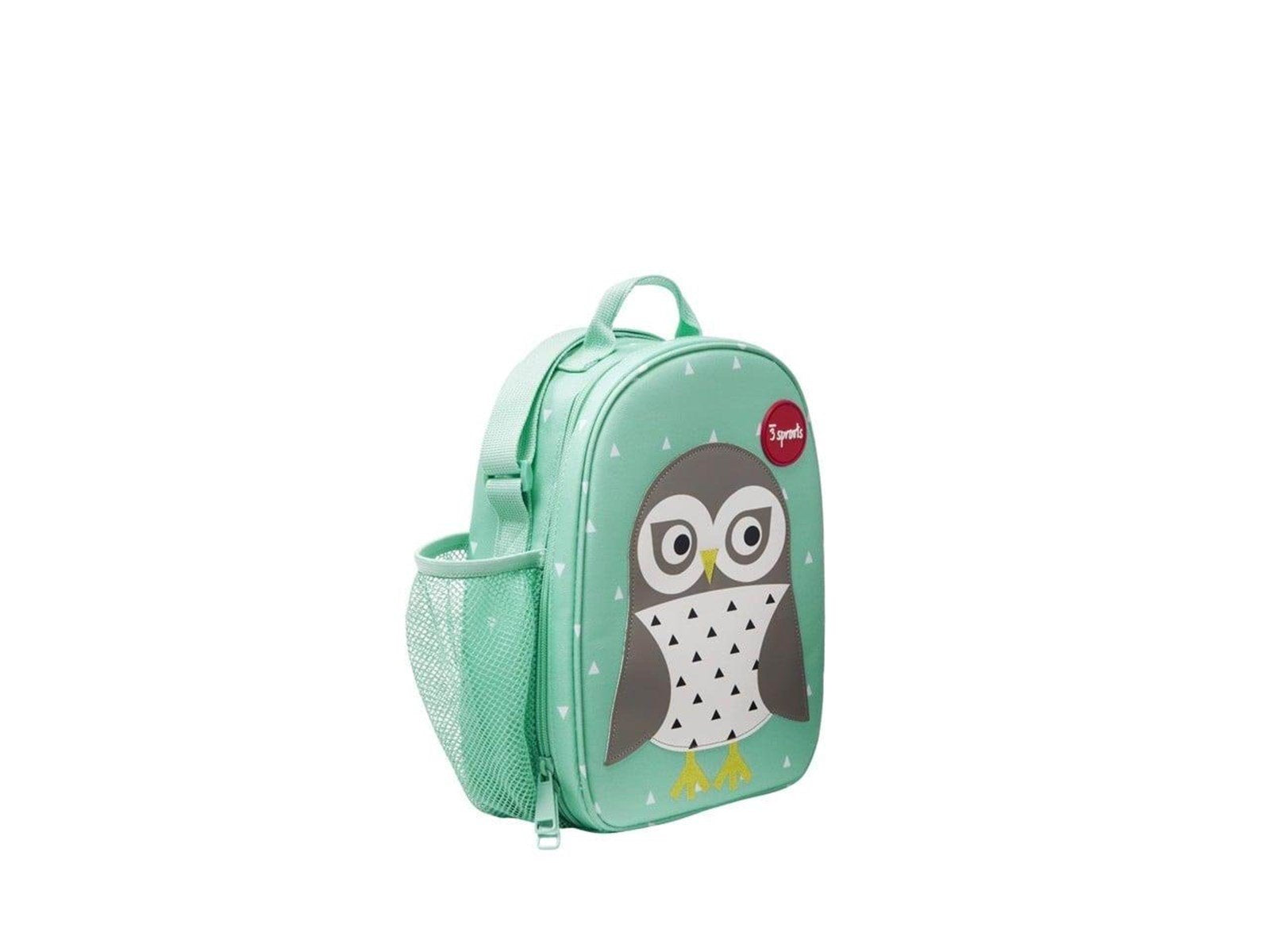 3 Sprouts - Lunch Bag - Mint Owl