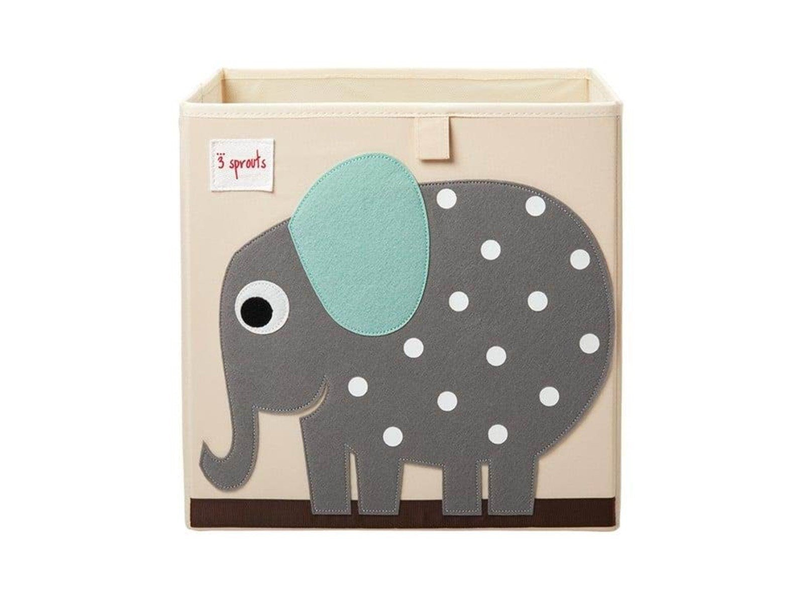 3 Sprouts Storage Box - Gray Elephant
