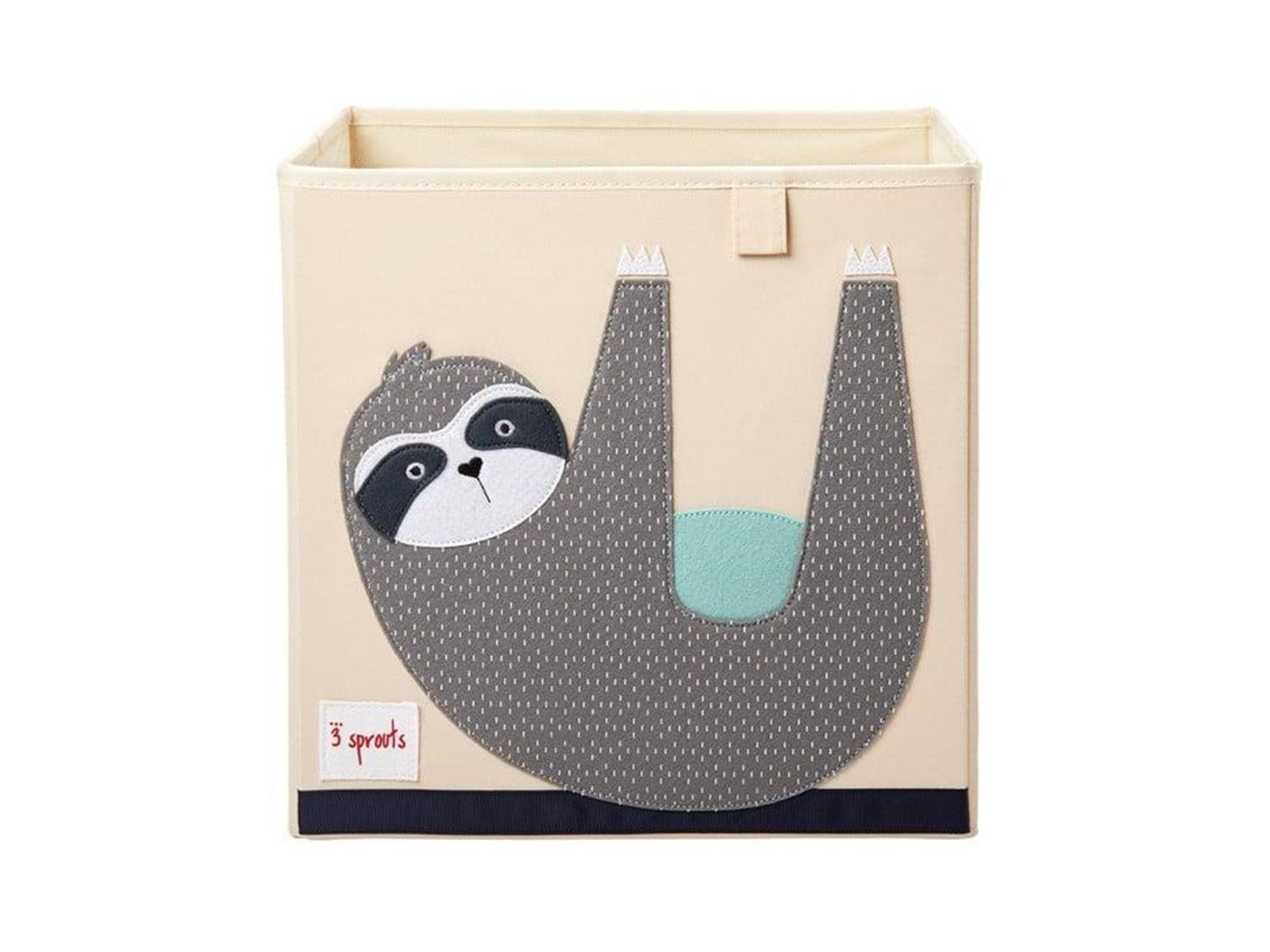3 Sprouts Storage Box - Gray Sloth