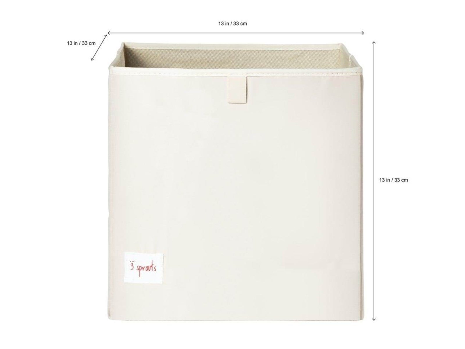 3 Sprouts Storage Box - Orange Tiger