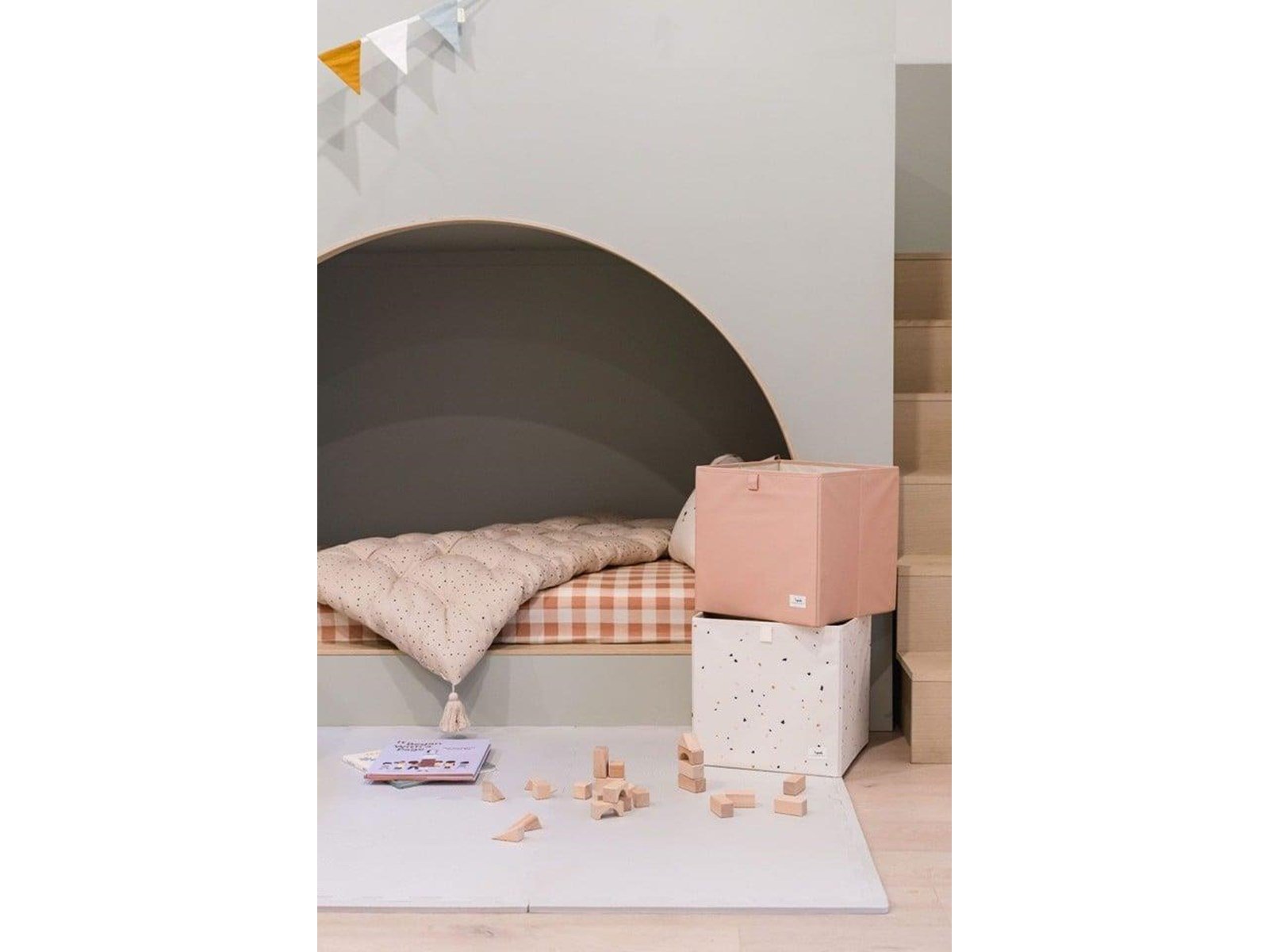 3 Sprouts - Storage Box Terrazzo/Green