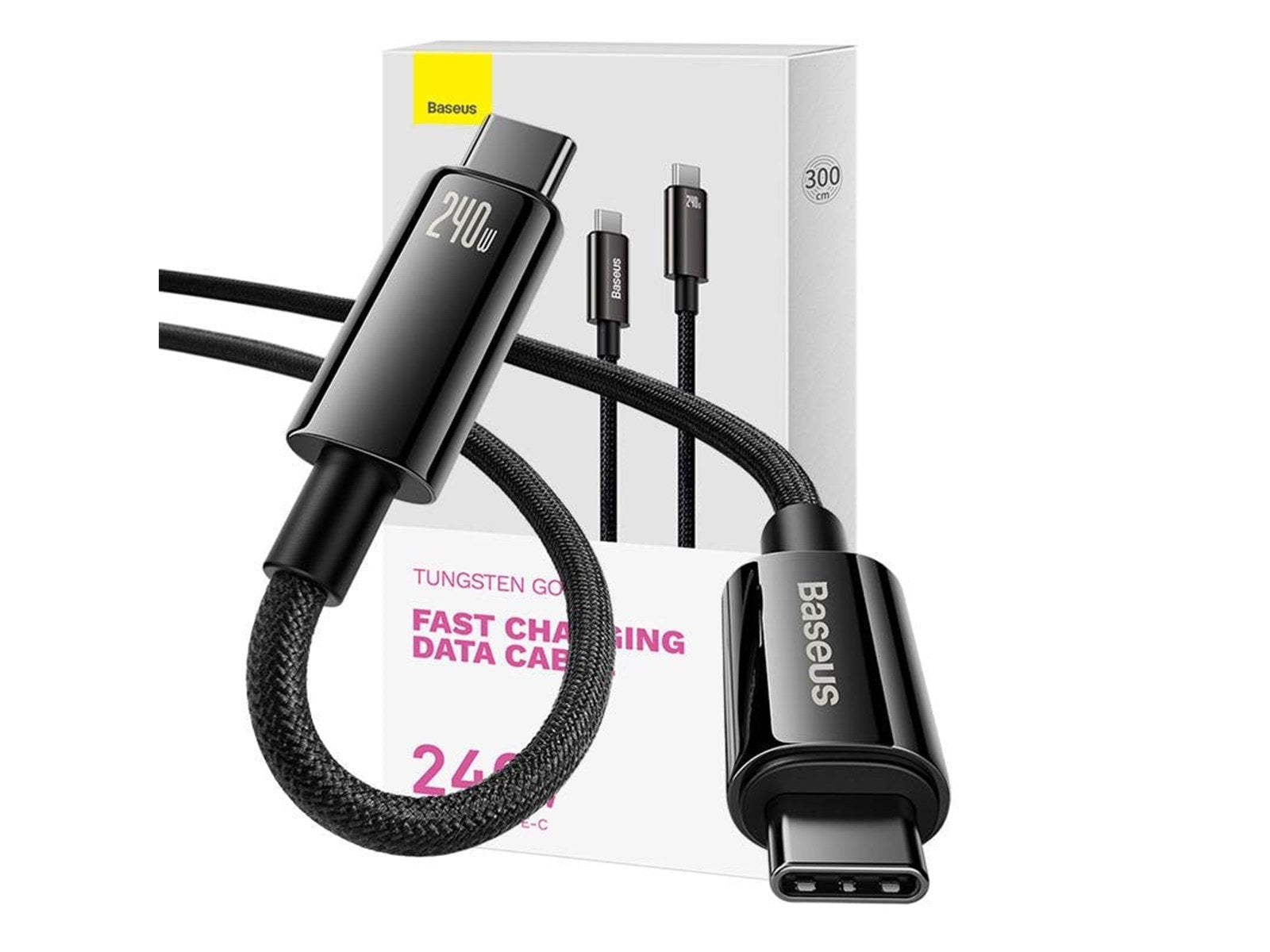 Baseus USB-C to USB-C cable  Tungsten Gold 240W 3m
