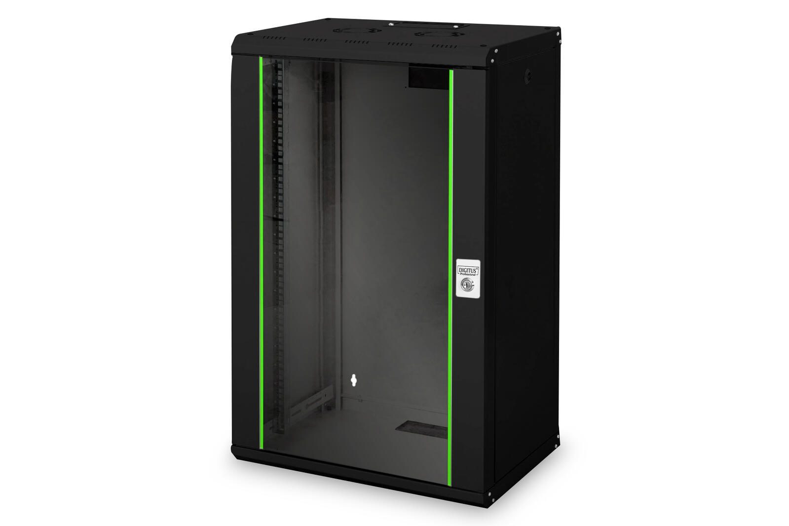 Digitus 20HE 19'-Wandgehäuse Unique Serie RAL 9005 schwarz
