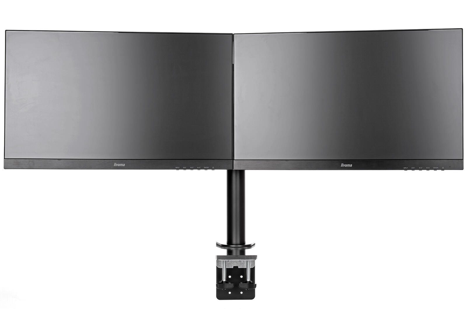 iiyama Dual-Monitorhalterung DS1002C-B1 für Displays bis 30' Schwarz