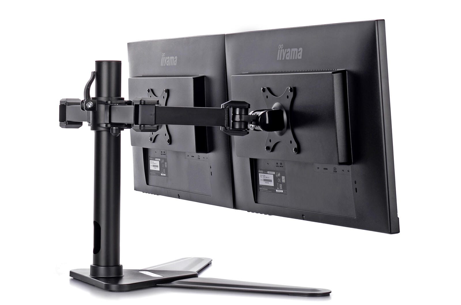 iiyama Dual-Monitorhalterung DS1002D-B1 für zwei Displays bis 30 Zoll