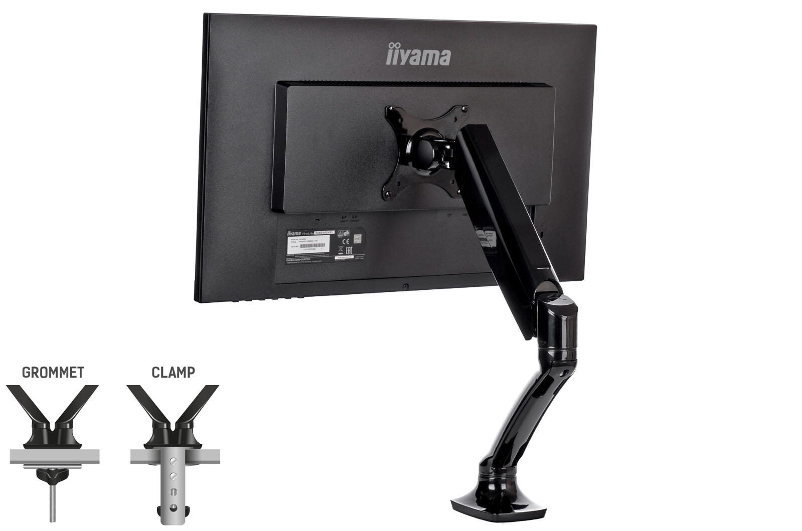 iiyama Monitorhalterung DS3001C-B1 für Displays 10'-27' schwarz