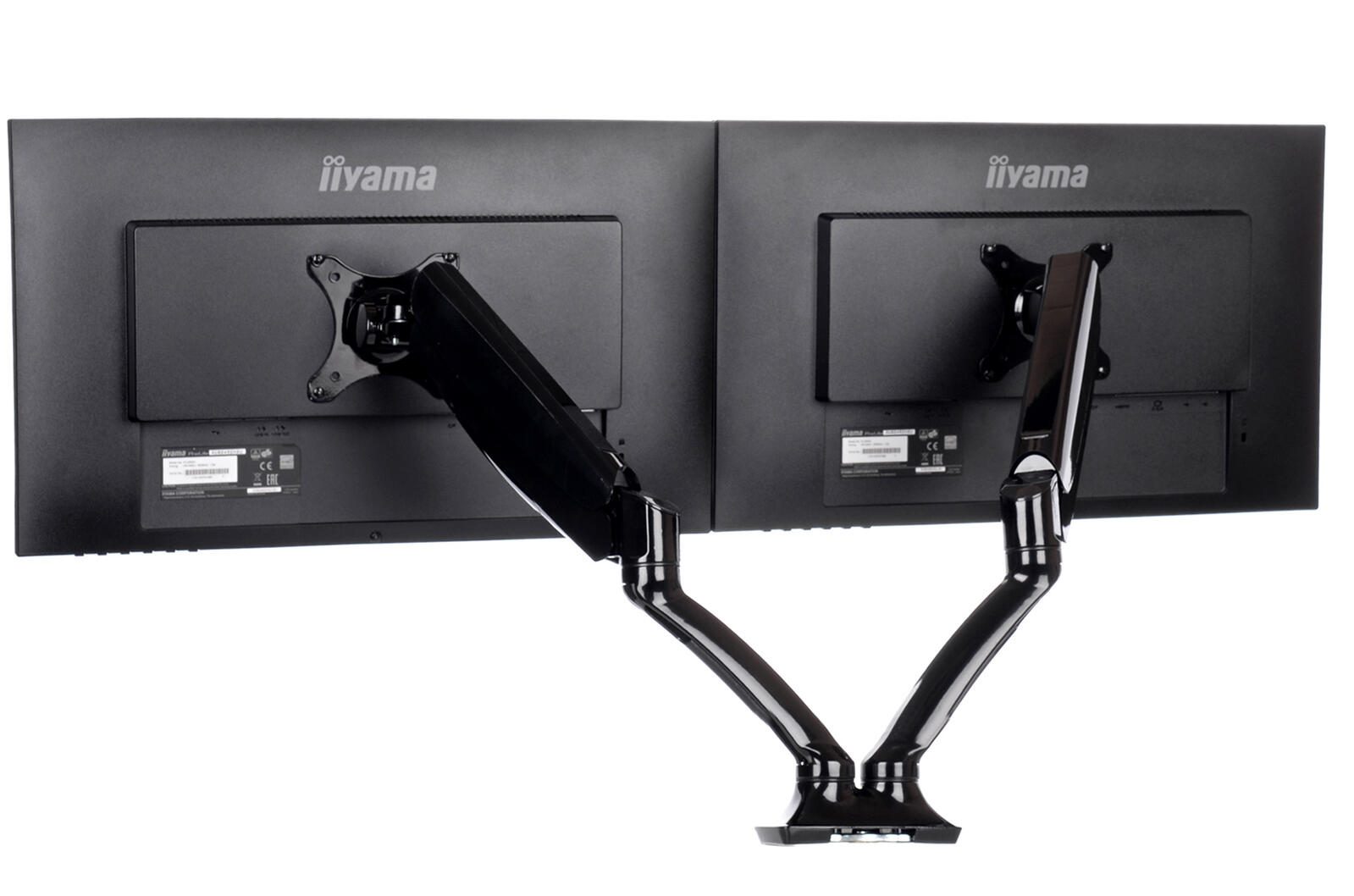 iiyama Dual-Monitorhalterung DS3002C-B1 für Displays bis 27 Zoll