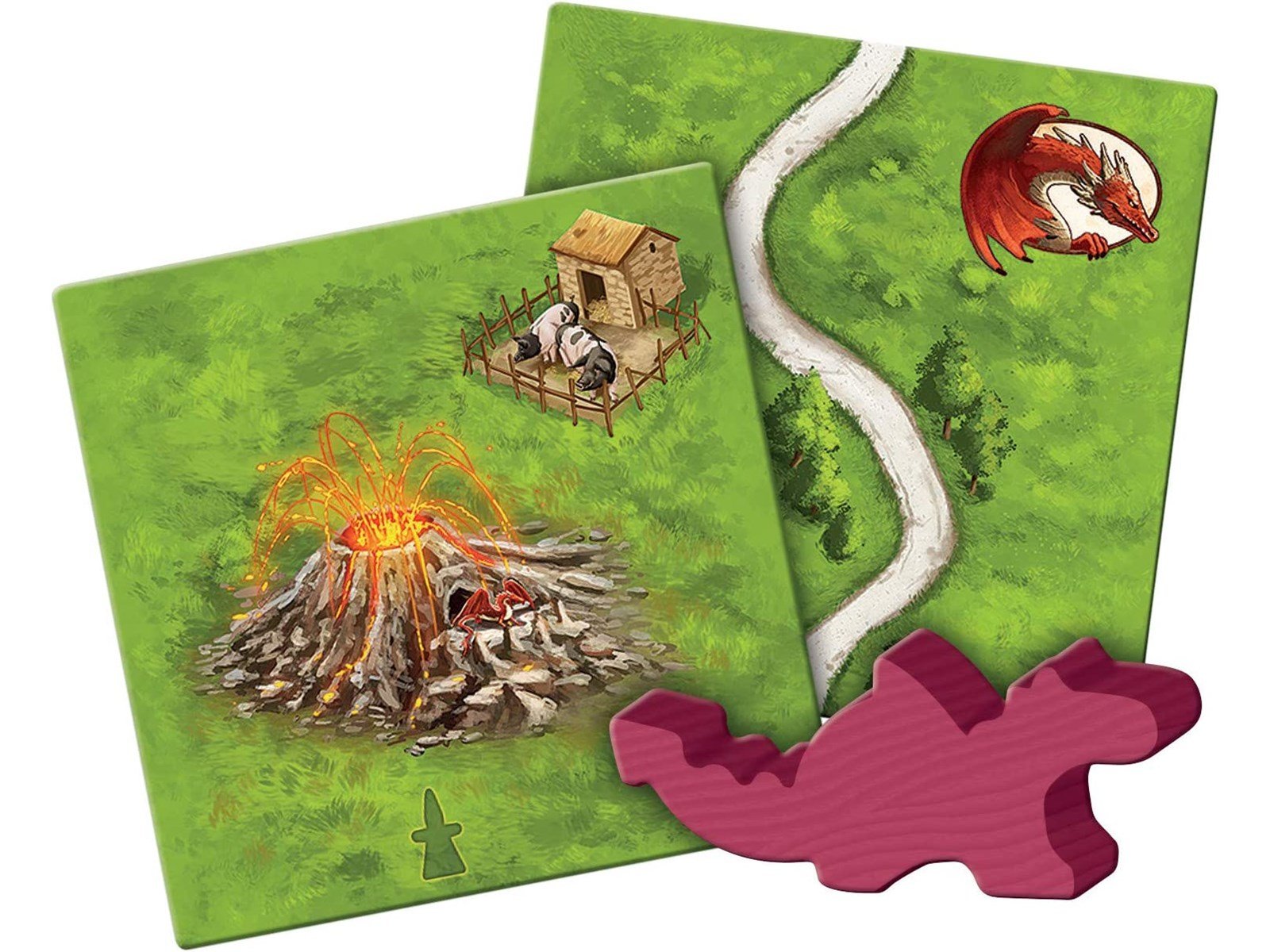 Asmodee Carcassonne - The Princess & The Dragon (Nordic)
