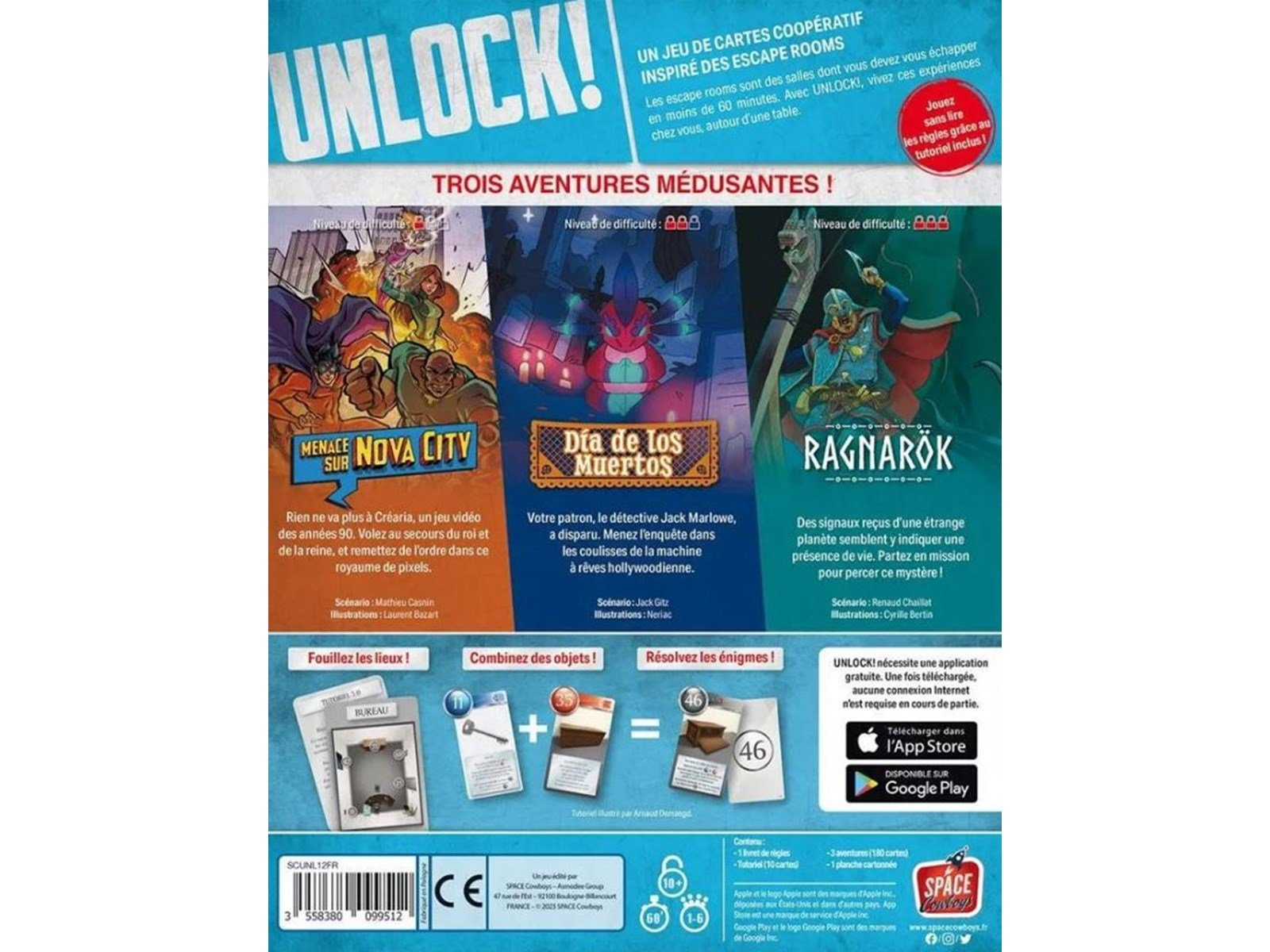 Asmodee Unlock 12 Supernatural Adventures