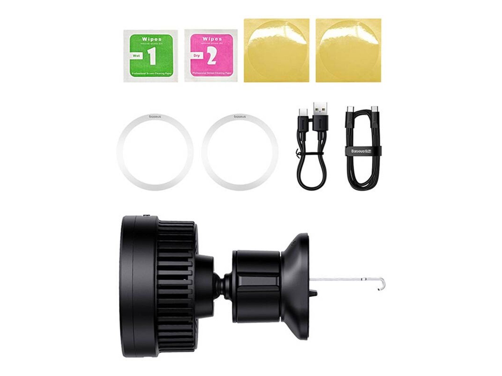Baseus Magnetic Car Phone Holder  MagPro 15W (black)