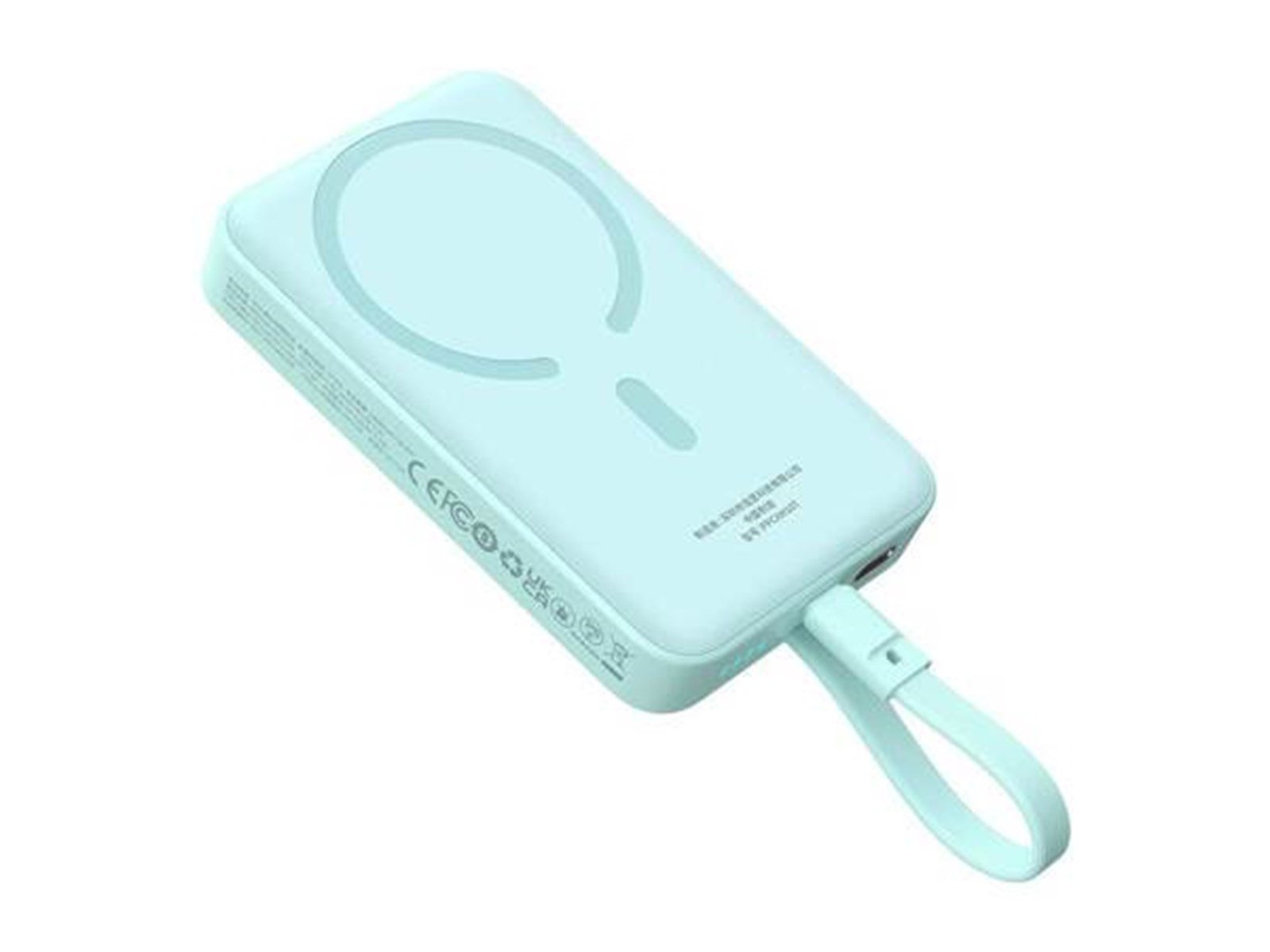 Baseus Magnetic Mini 10000mAh 30W MagSafe magnetic powerbank (blue) Powerbank (Akku) - Blau - 10000 mAh