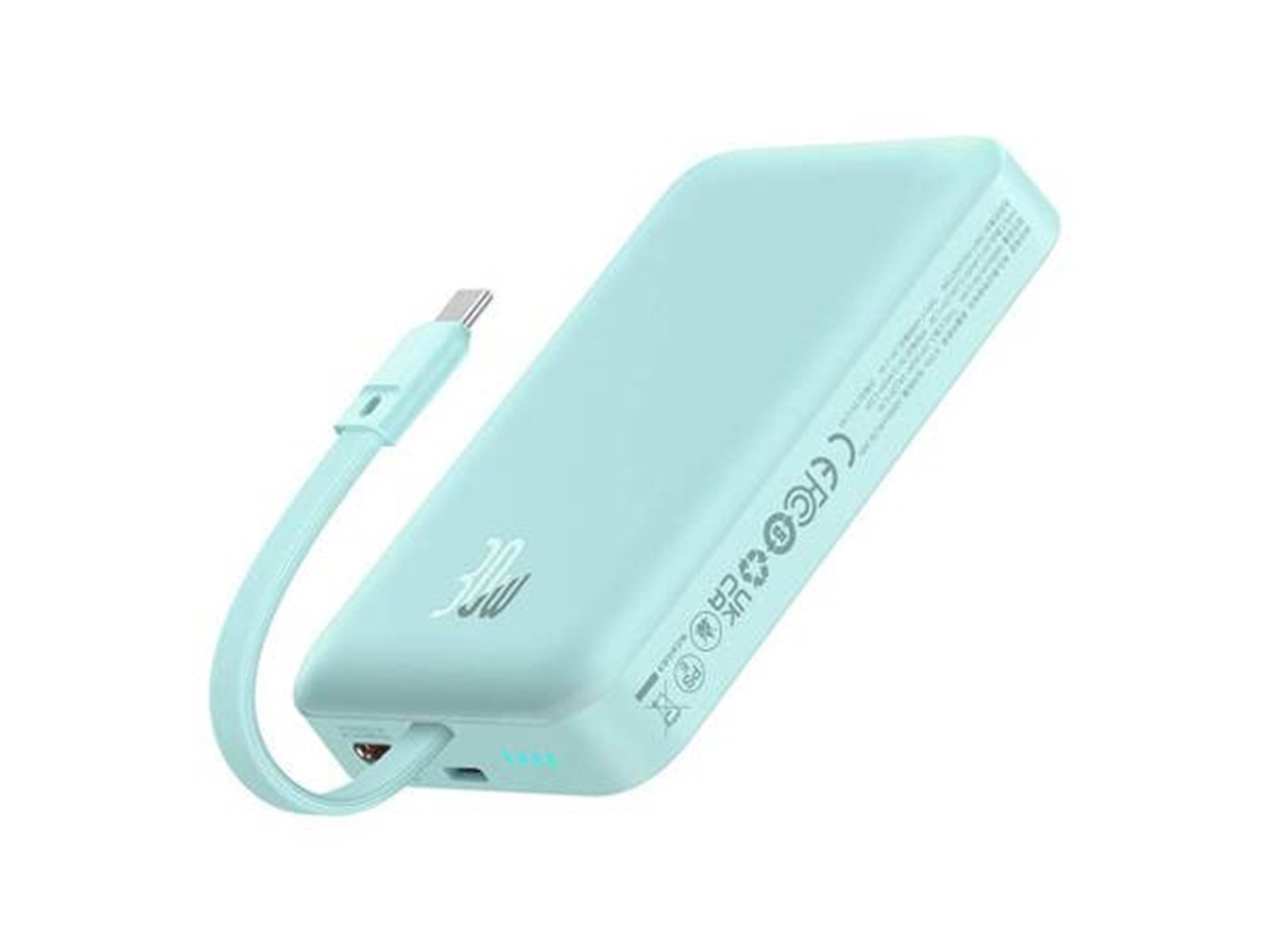 Baseus Magnetic Mini 10000mAh 30W MagSafe magnetic powerbank (blue) Powerbank (Akku) - Blau - 10000 mAh