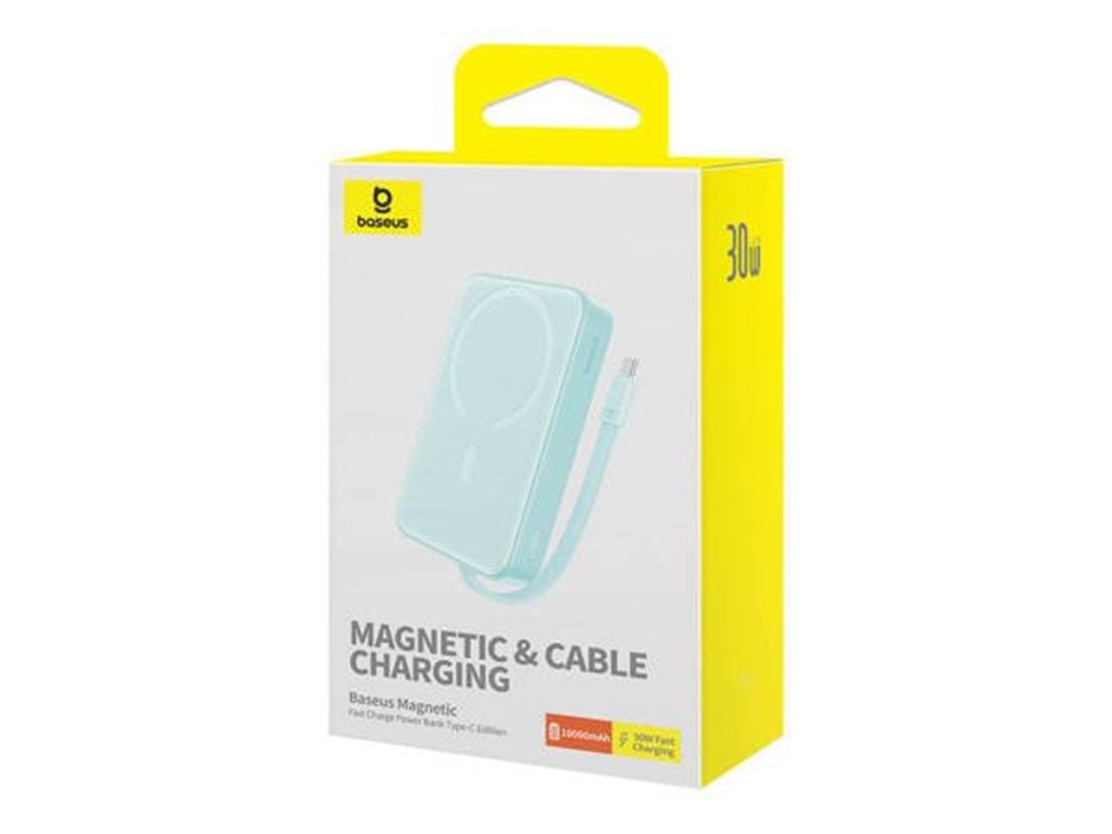 Baseus Magnetic Mini 10000mAh 30W MagSafe magnetic powerbank (blue) Powerbank (Akku) - Blau - 10000 mAh