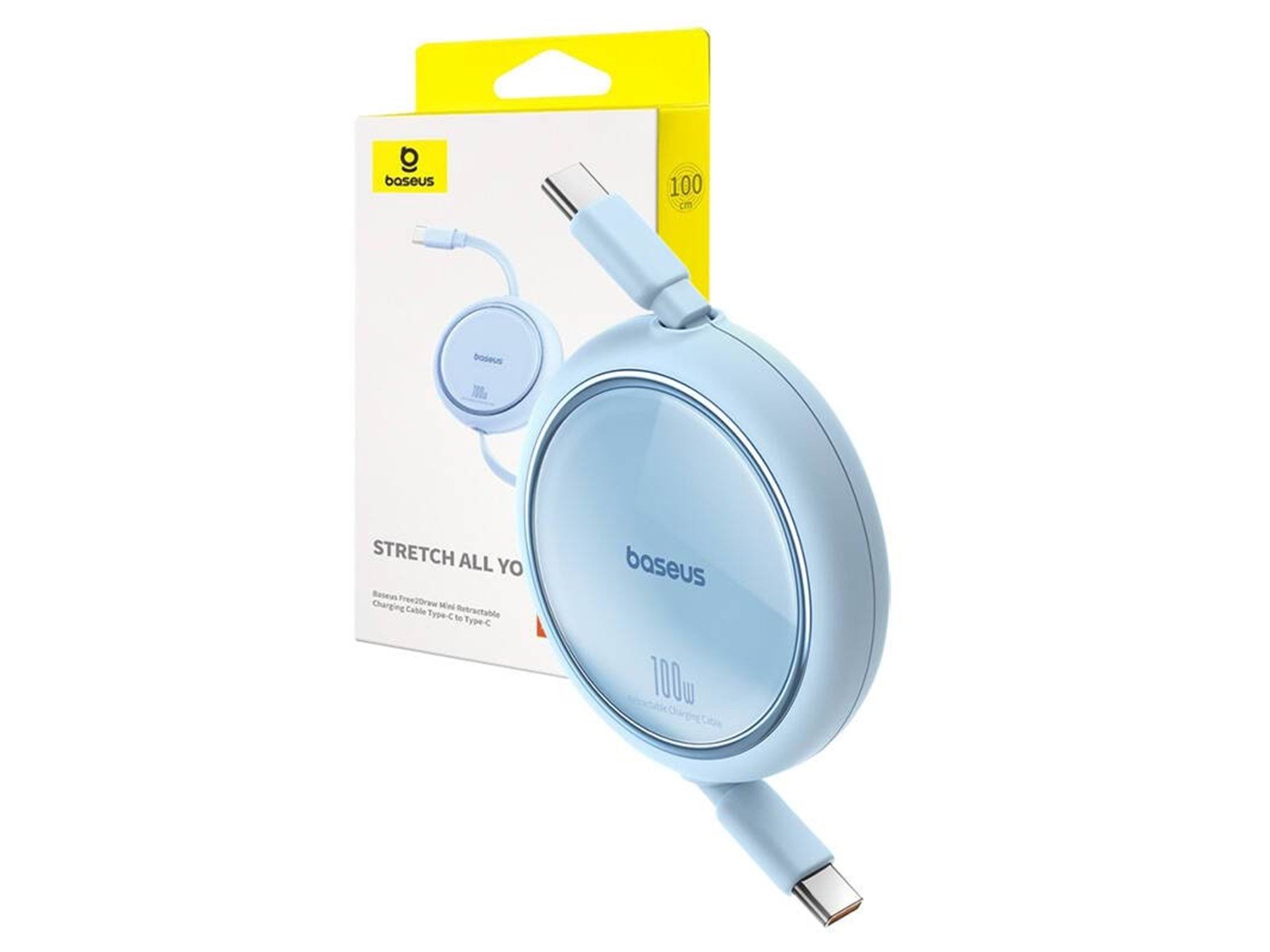 Baseus Free2Draw USB-C to USB-C Cable PD 100W 1m (White)