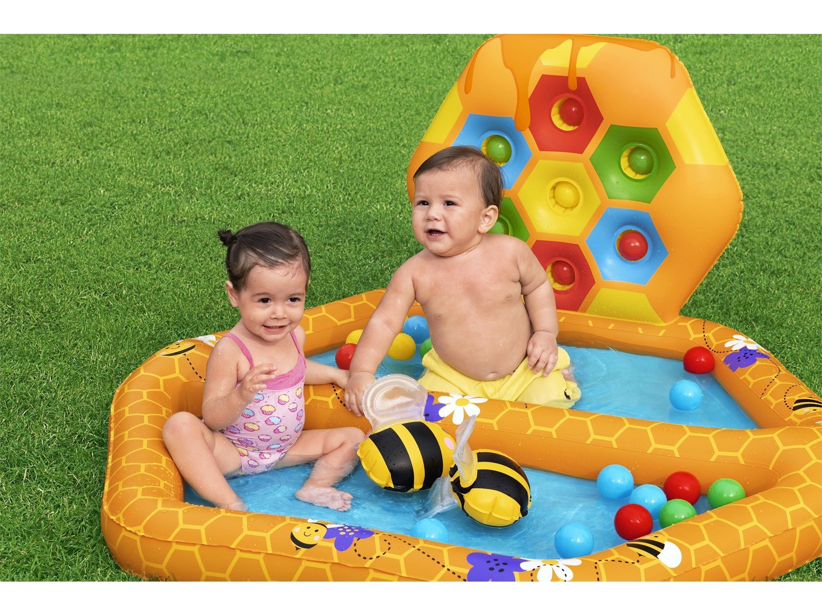 Bestway - Lil' Beehive Baby Pool & Ball Pit 2 in 1 (52639)