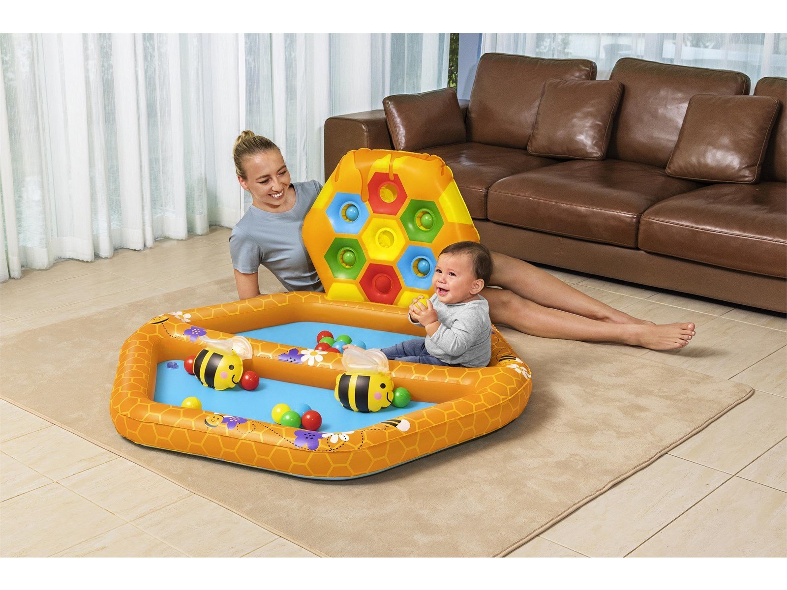 Bestway - Lil' Beehive Baby Pool & Ball Pit 2 in 1 (52639)