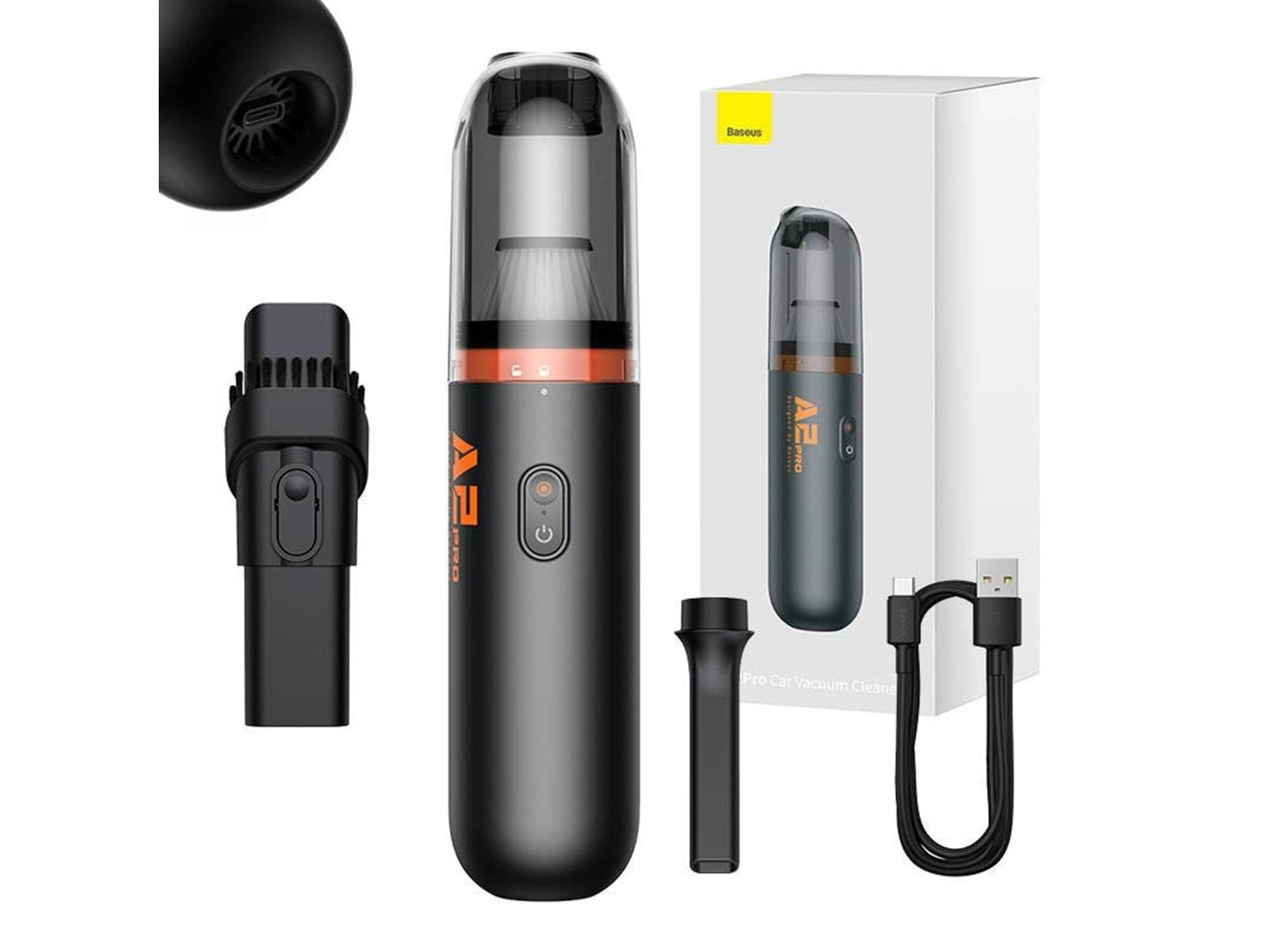 Baseus Handstaubsauger A2Pro 6000Pa cordless car vacuum cleaner (black).