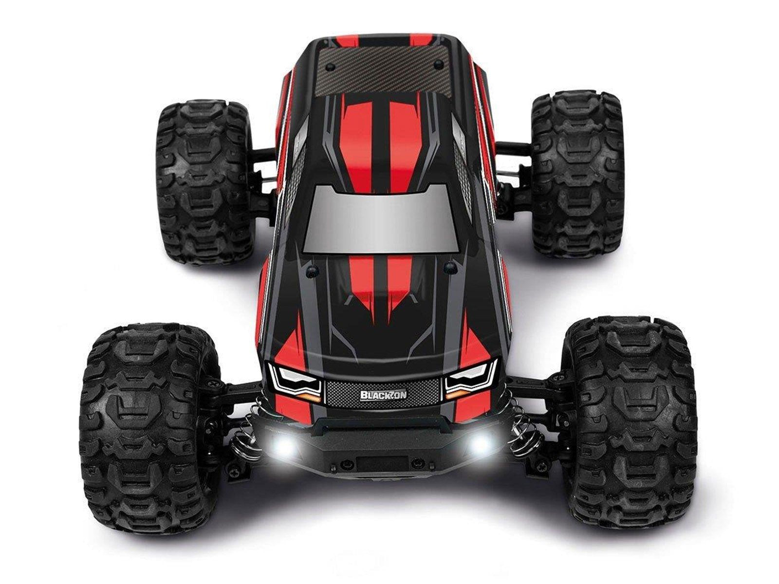 BLACKZON Slyder MT 1/16 4WD Electric Monster Truck - Red