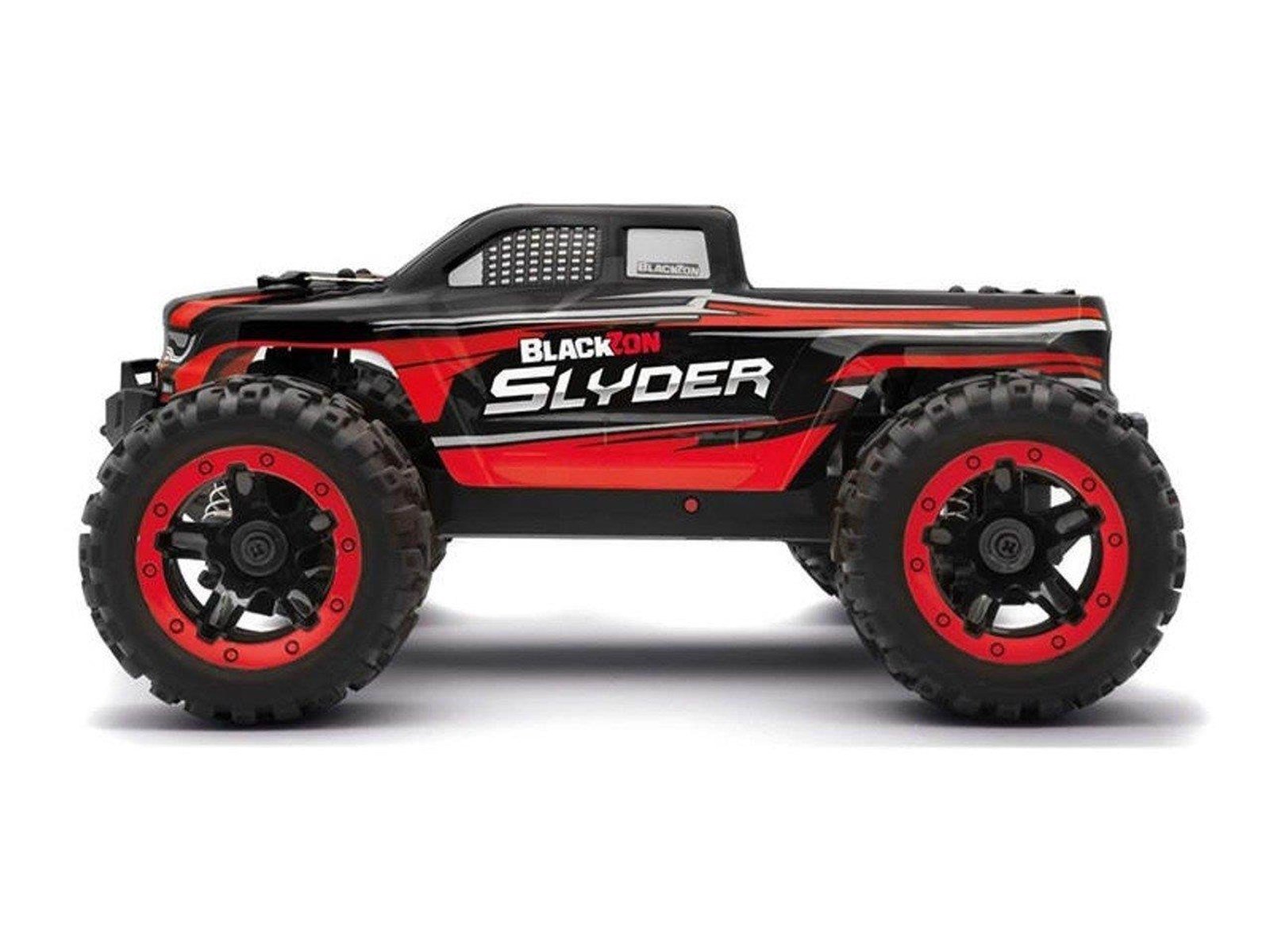 BLACKZON Slyder MT 1/16 4WD Electric Monster Truck - Red