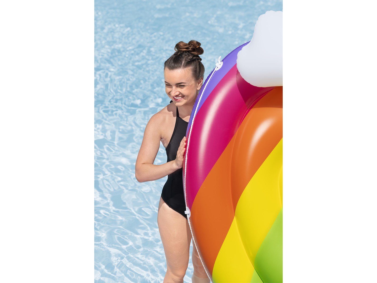 Bestway Rainbow Dreams Inflatable Rainbow Heart 164cm