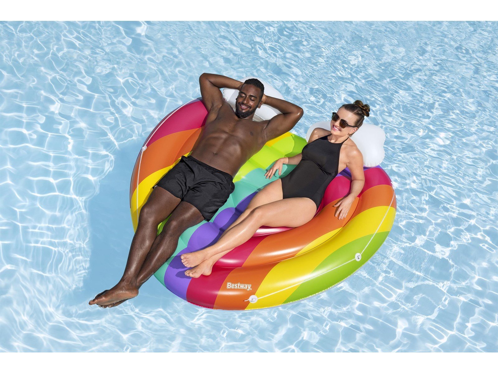 Bestway Rainbow Dreams Inflatable Rainbow Heart 164cm