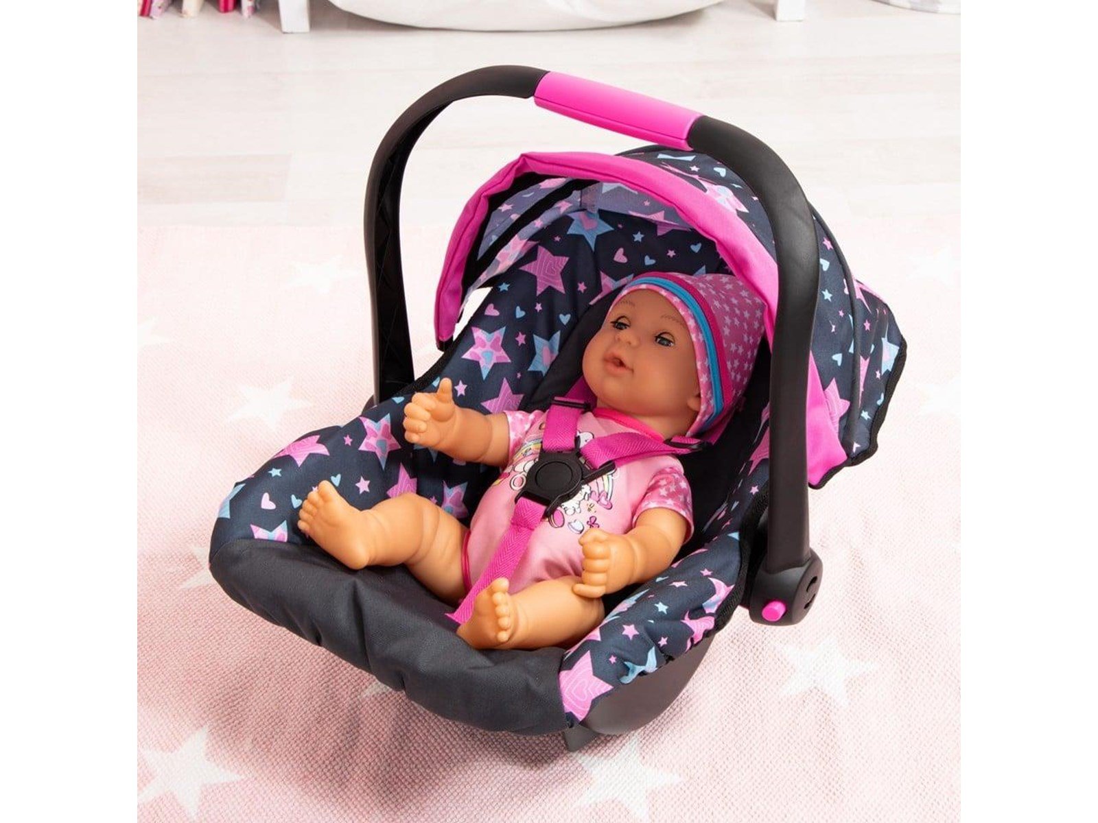 Bayer Design - Deluxe Car Seat for Dolls - Stars (67906AA)