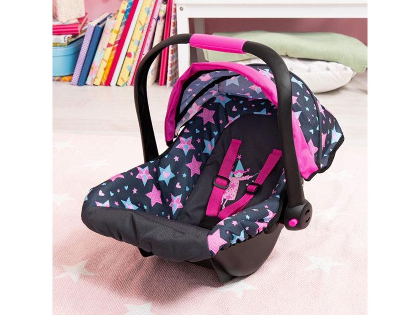 Bayer Design - Deluxe Car Seat for Dolls - Stars (67906AA)
