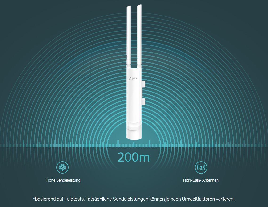 TP-LINK EAP110-OUTDOOR 300Mbit/s-WLAN-Outdoor-Accesspoint