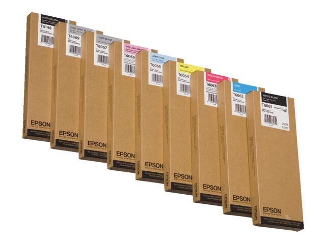 Epson Original T6067 Druckerpatrone schwarz hell 220ml (C13T606700)