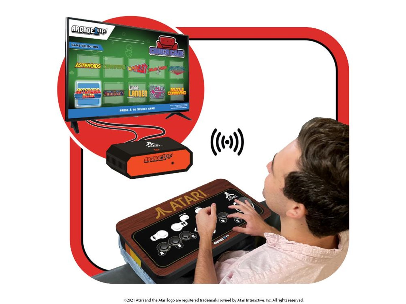 Arcade1Up Atari Couchcade - Cast Arcade Games