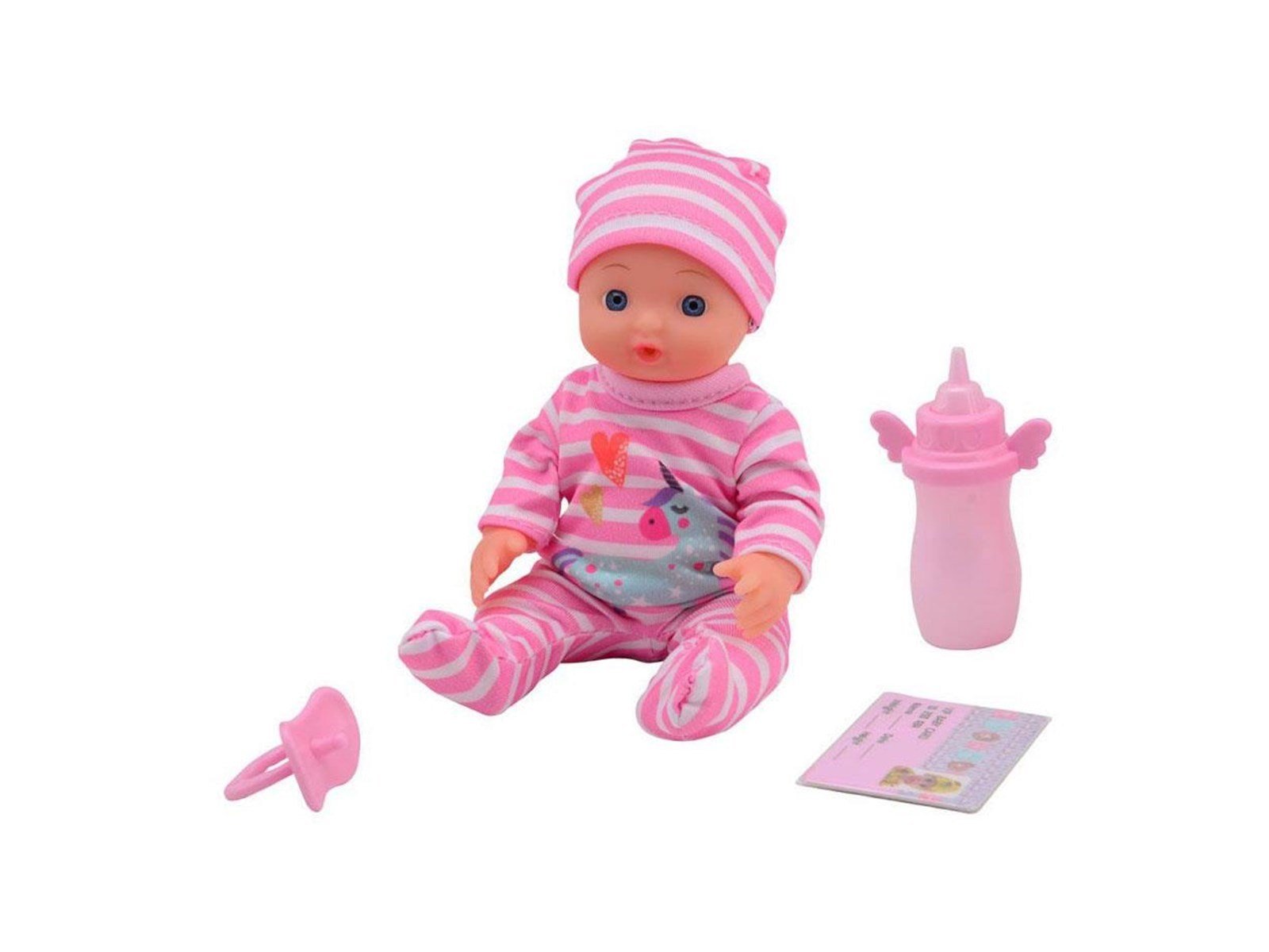 Baby Rose Drinking and Peeing Baby Doll 17cm