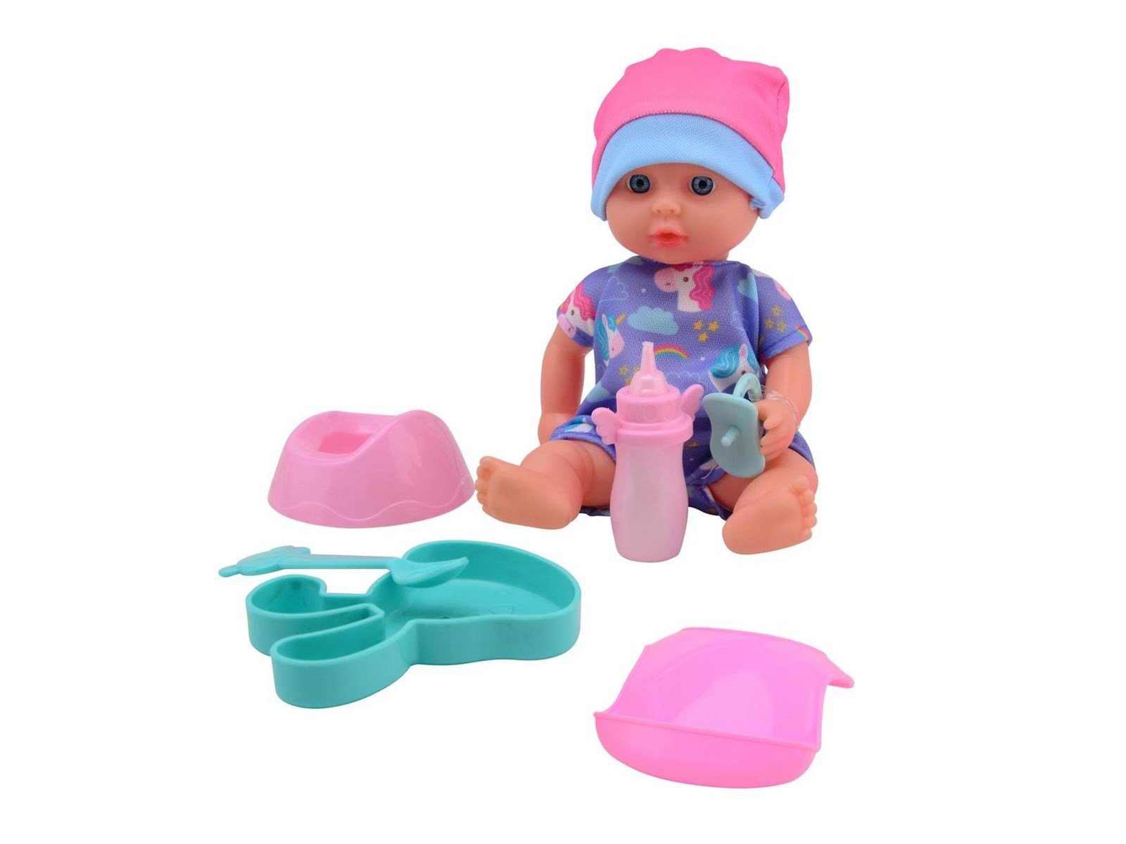 Baby Rose Drinking and Peeing Baby Doll 20cm